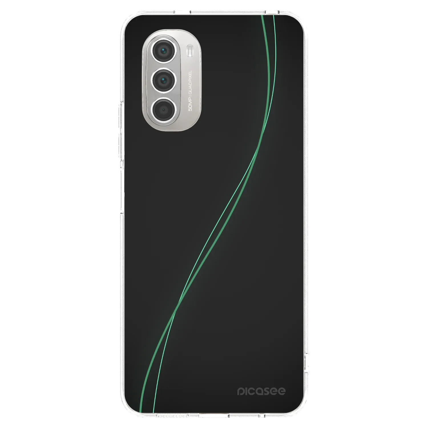 Picasee διαφανής θήκη σιλικόνης Motorola Moto G51 - Be Different