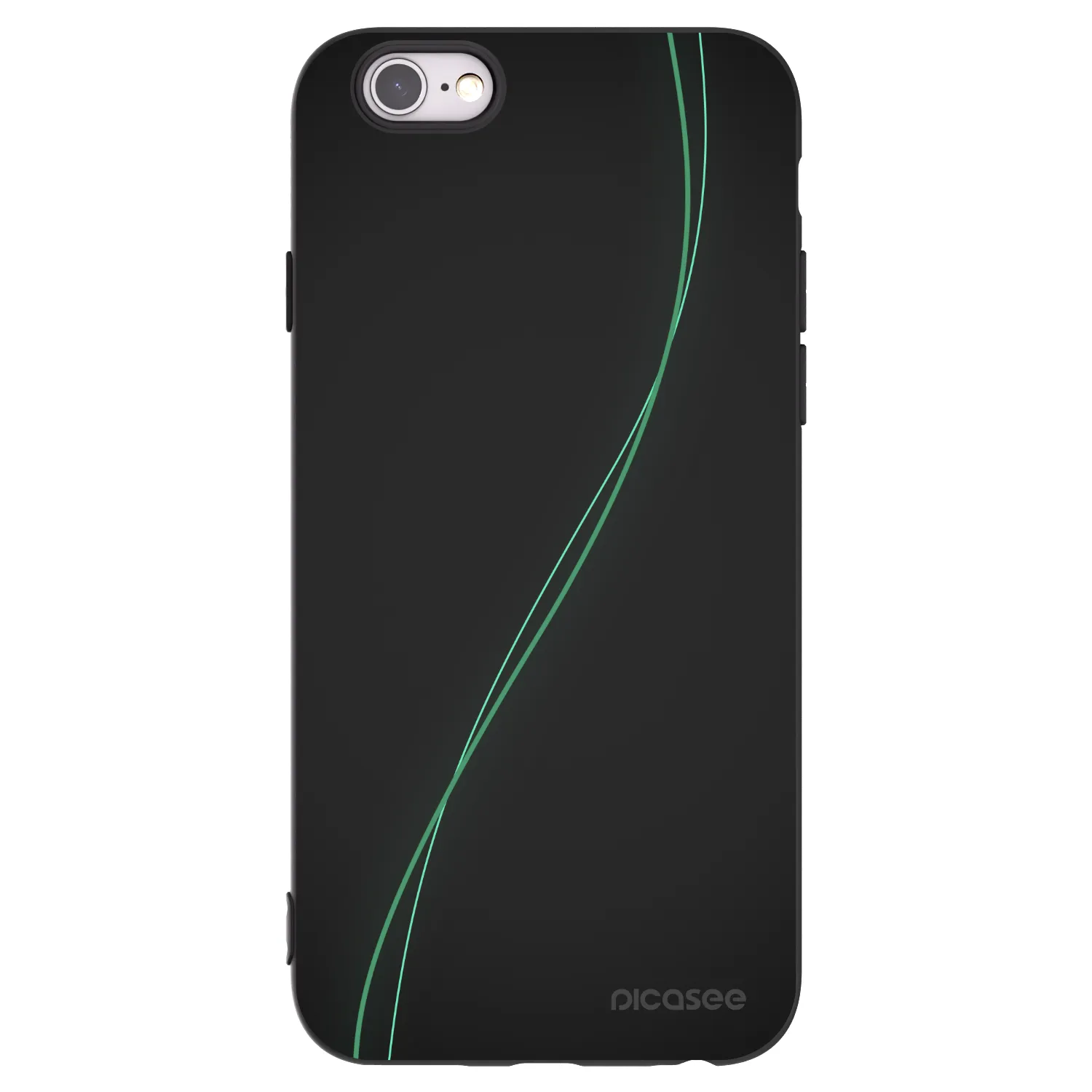 Picasee Μαύρη θήκη σιλικόνης για Apple iPhone 6/6S - Be Different