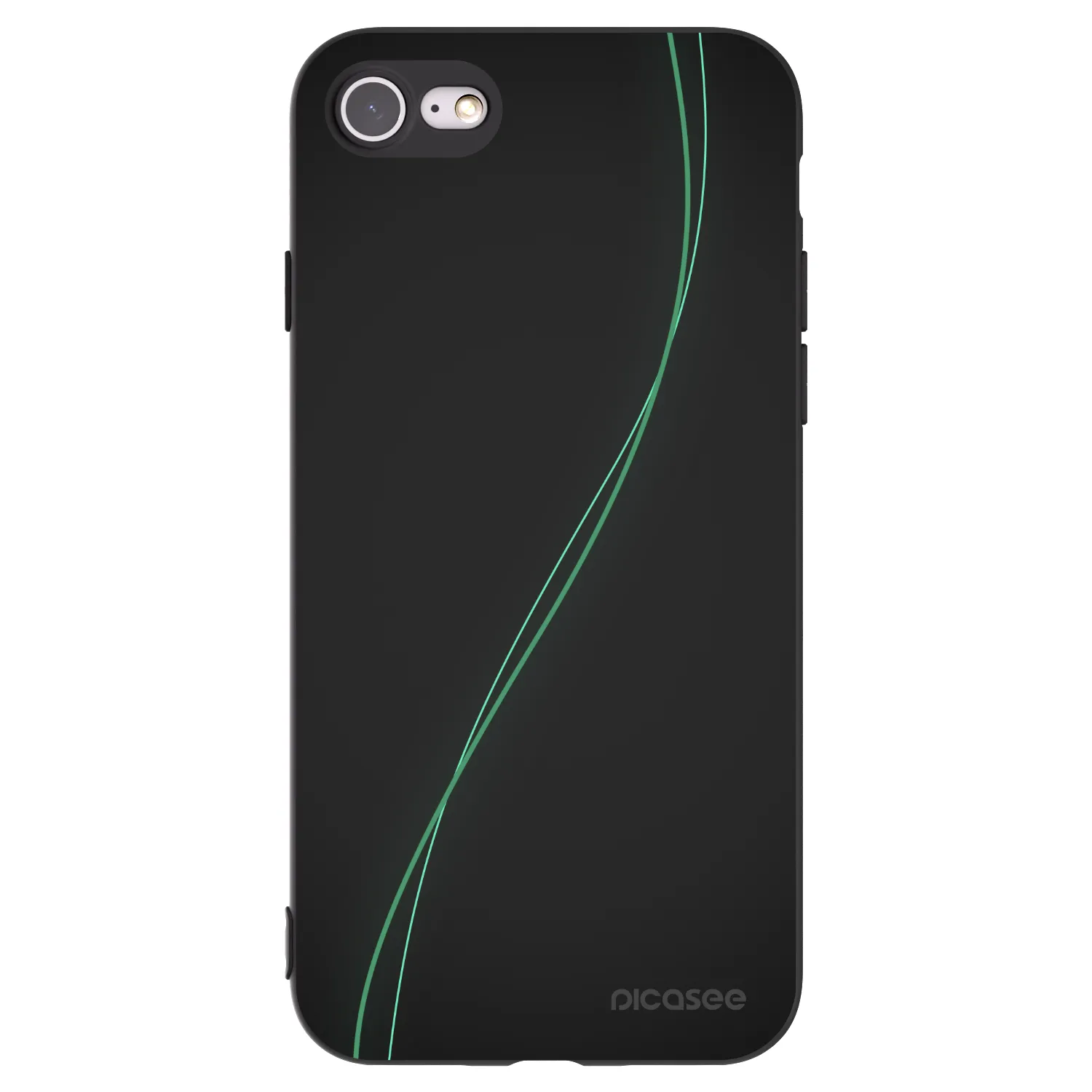 Picasee Μαύρη θήκη σιλικόνης για Apple iPhone 7 - Be Different