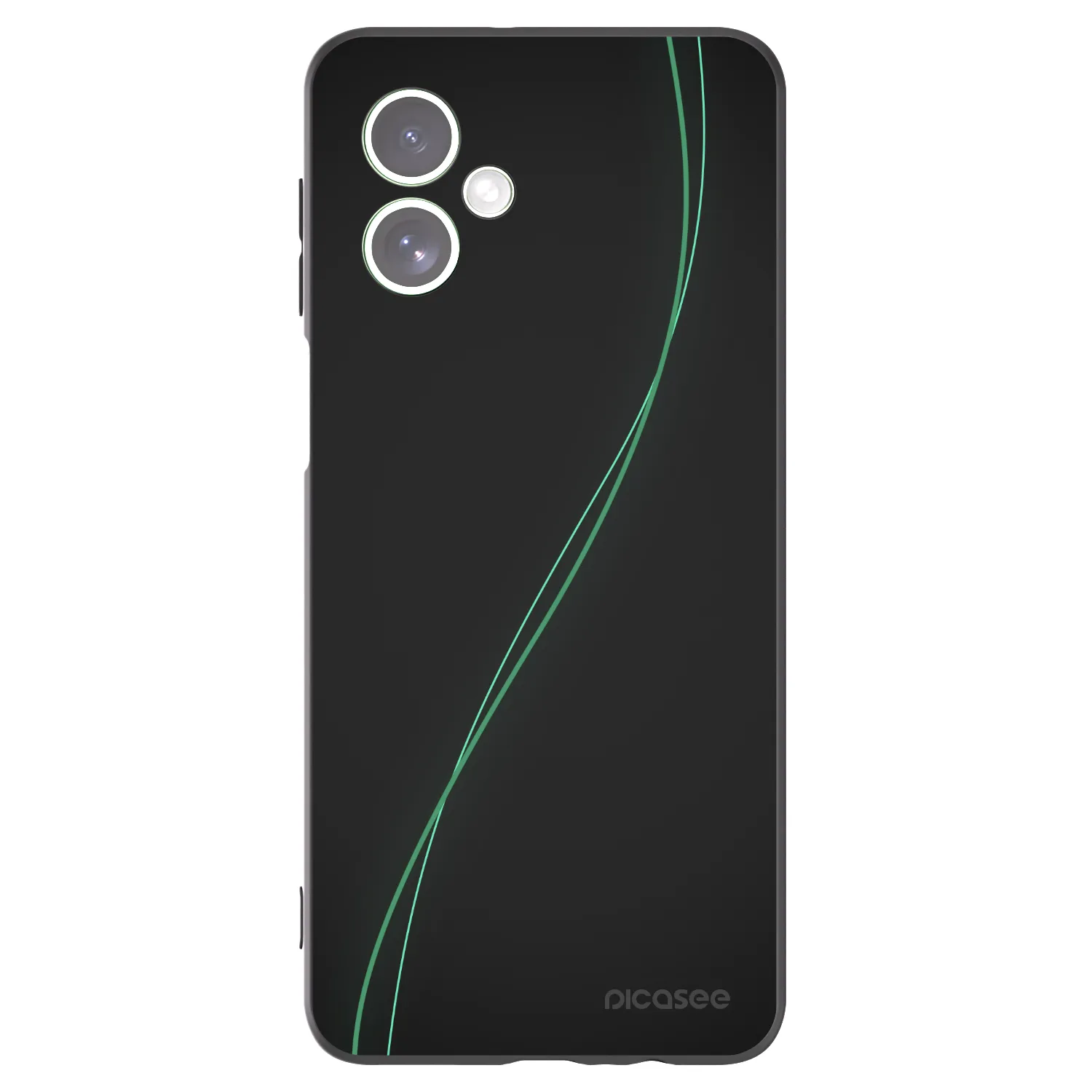 Picasee Μαύρη θήκη σιλικόνης για Motorola Moto G54 5G - Be Different