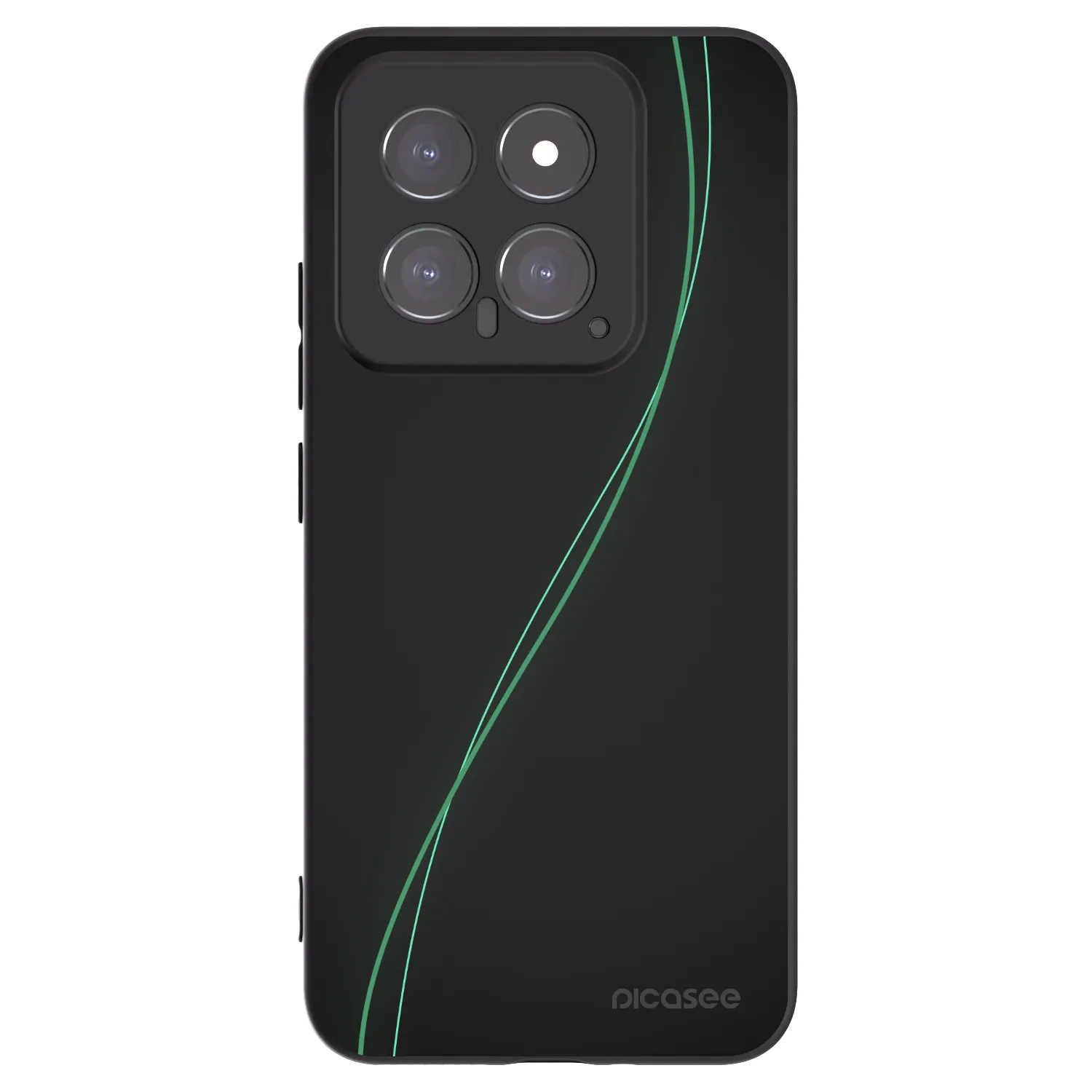 Picasee Μαύρη θήκη σιλικόνης για Xiaomi 14 - Be Different