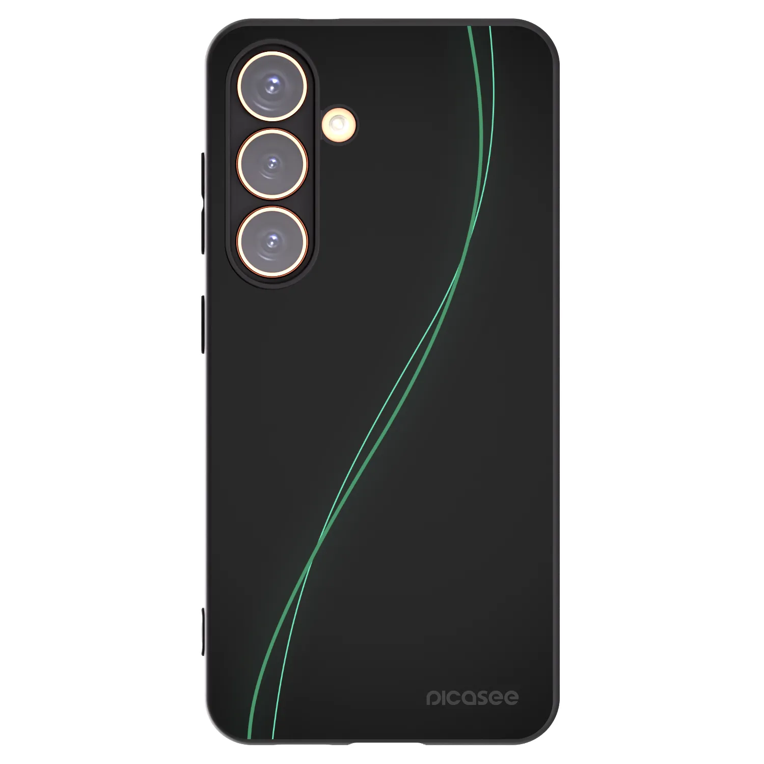 Picasee Μαύρη θήκη σιλικόνης για Samsung Galaxy S24 S921B 5G - Be Different
