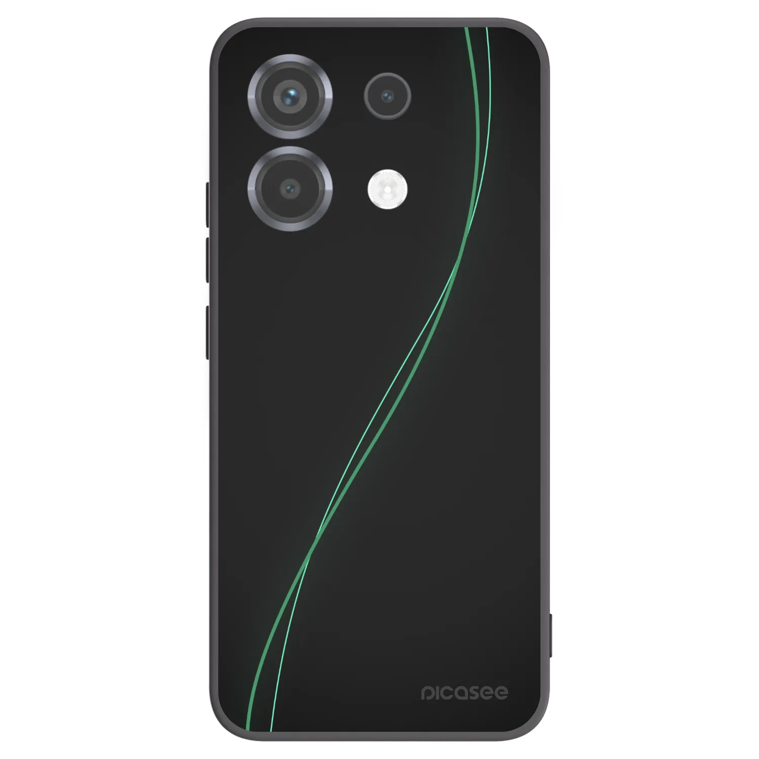 Picasee Μαύρη θήκη σιλικόνης για Xiaomi Poco X6 - Be Different