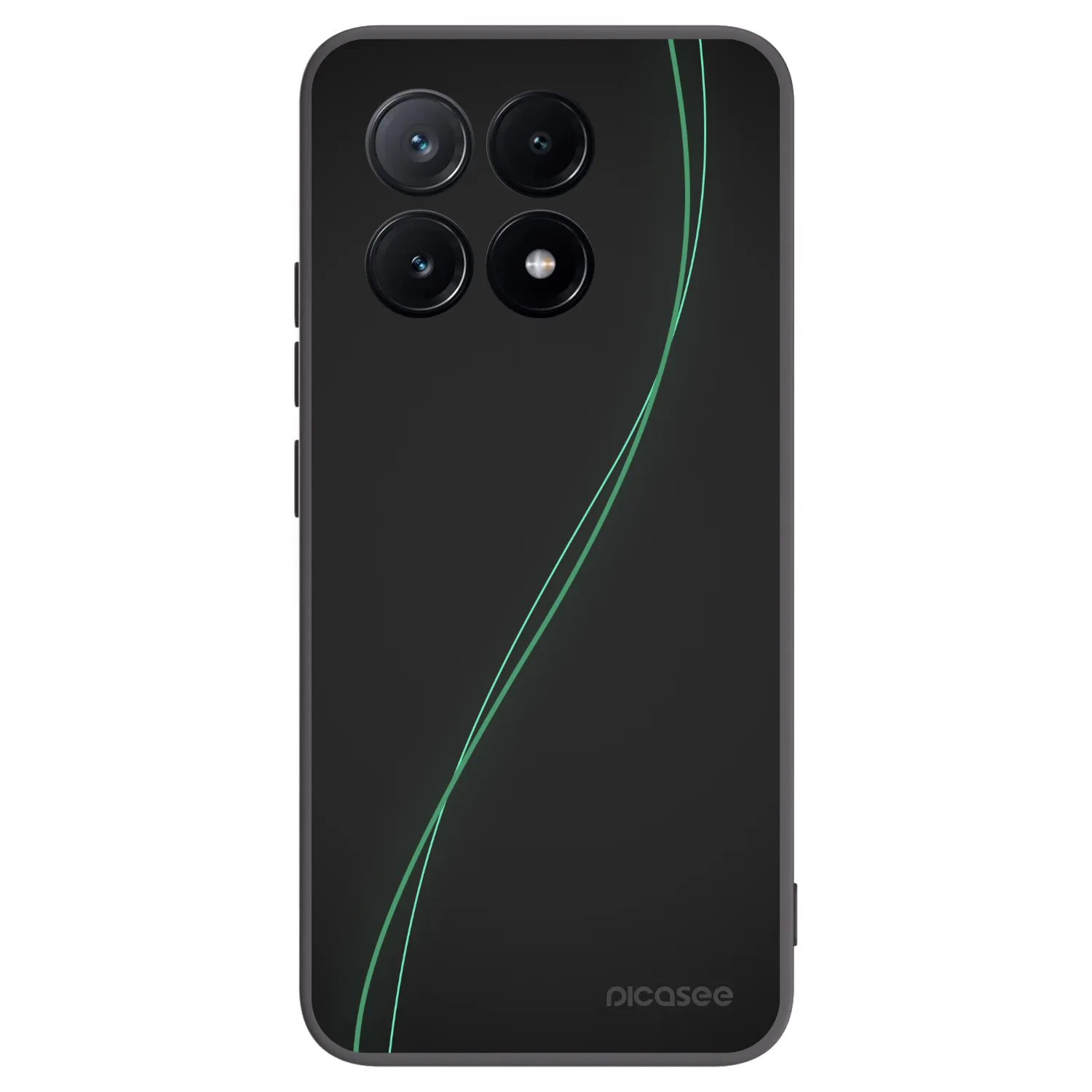 Picasee Μαύρη θήκη σιλικόνης για Xiaomi Poco X6 Pro - Be Different