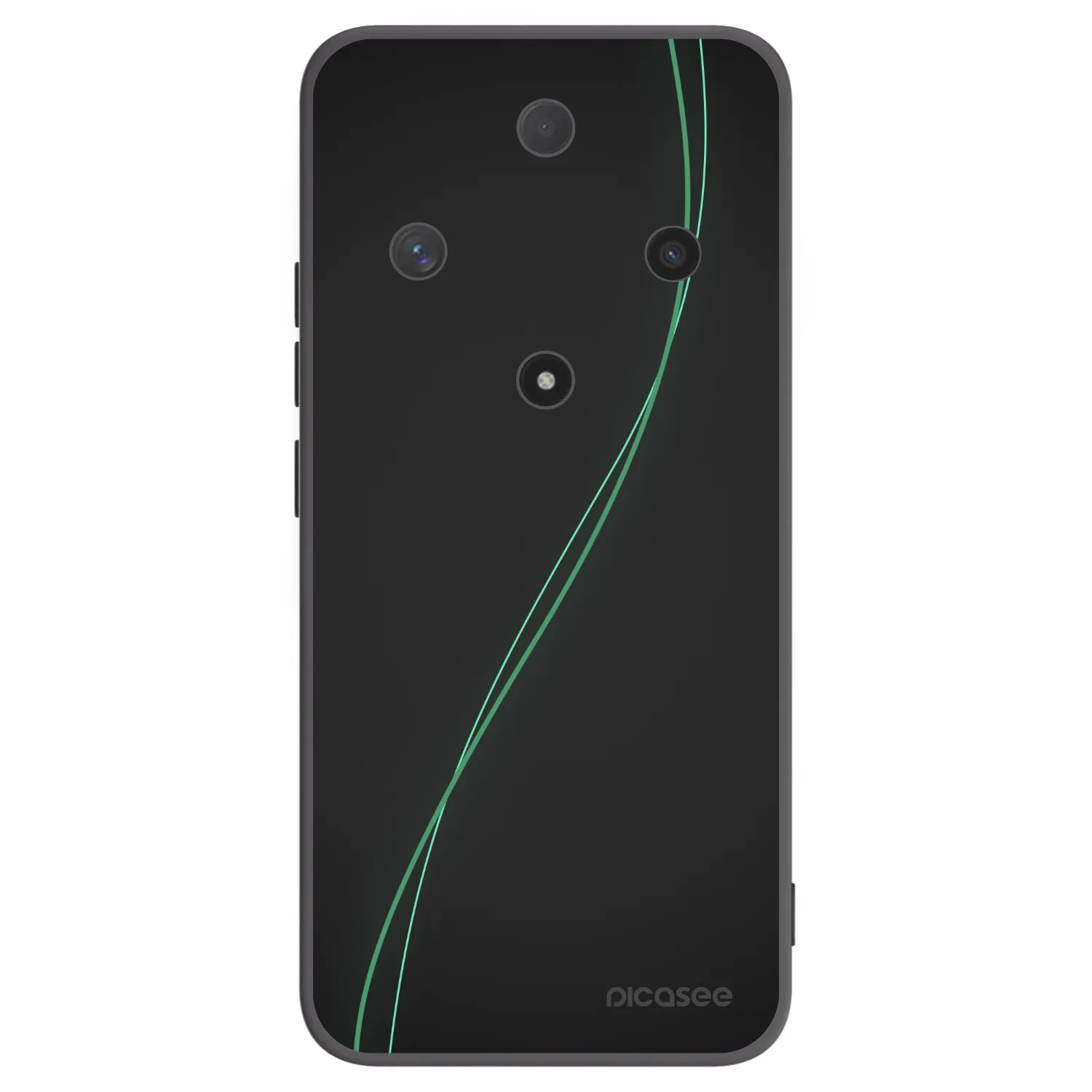 Picasee Μαύρη θήκη σιλικόνης για Honor Magic6 Lite 5G - Be Different