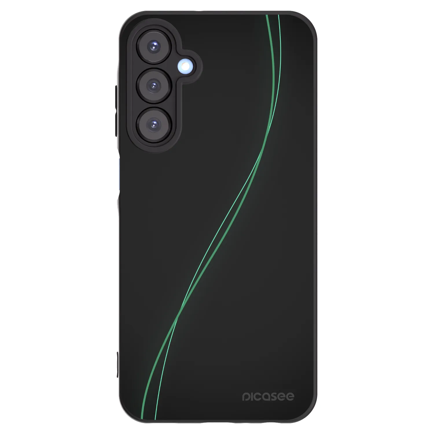 Picasee Μαύρη θήκη σιλικόνης για Samsung Galaxy A25 A256B 5G - Be Different