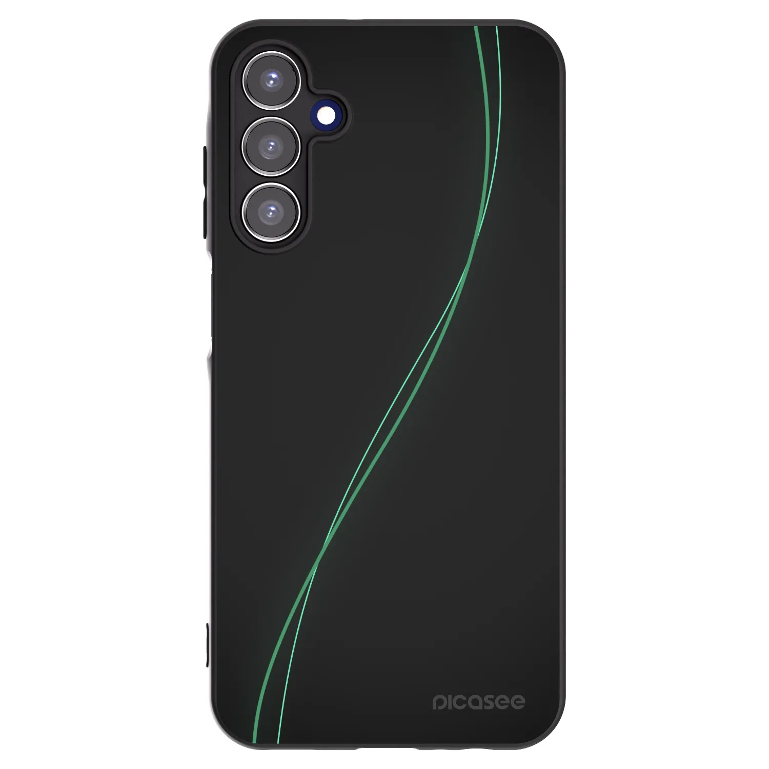 Picasee Μαύρη θήκη σιλικόνης για Samsung Galaxy A15 A156B 5G - Be Different