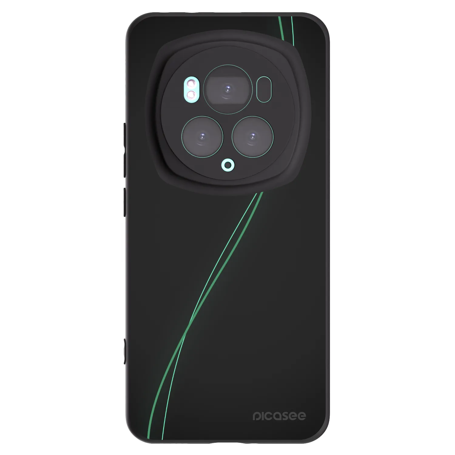 Picasee Μαύρη θήκη σιλικόνης για Honor Magic6 Pro - Be Different