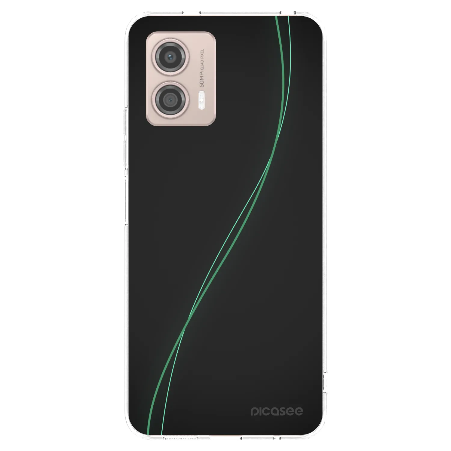 Picasee διαφανής θήκη σιλικόνης Motorola Moto G53 5G - Be Different