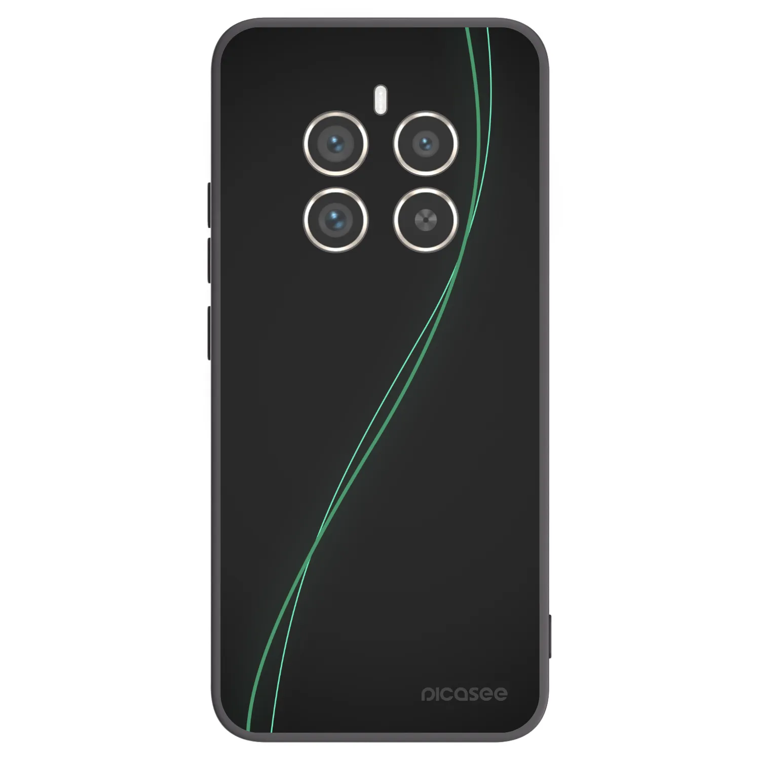 Picasee Μαύρη θήκη σιλικόνης για Realme 12 Pro 5G - Be Different
