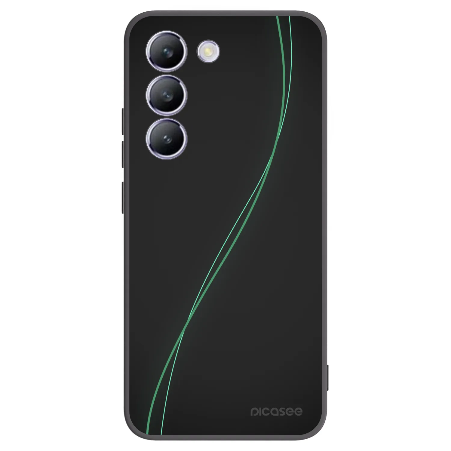 Picasee Μαύρη θήκη σιλικόνης για Vivo V40 SE 5G - Be Different