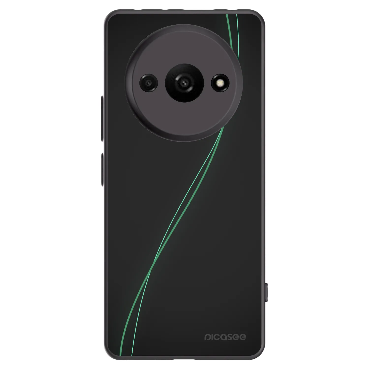 Picasee Μαύρη θήκη σιλικόνης για Xiaomi Redmi A3 - Be Different