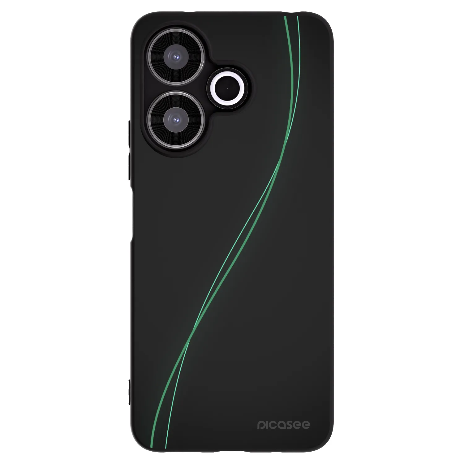 Picasee Μαύρη θήκη σιλικόνης για Xiaomi Redmi 13 4G - Be Different