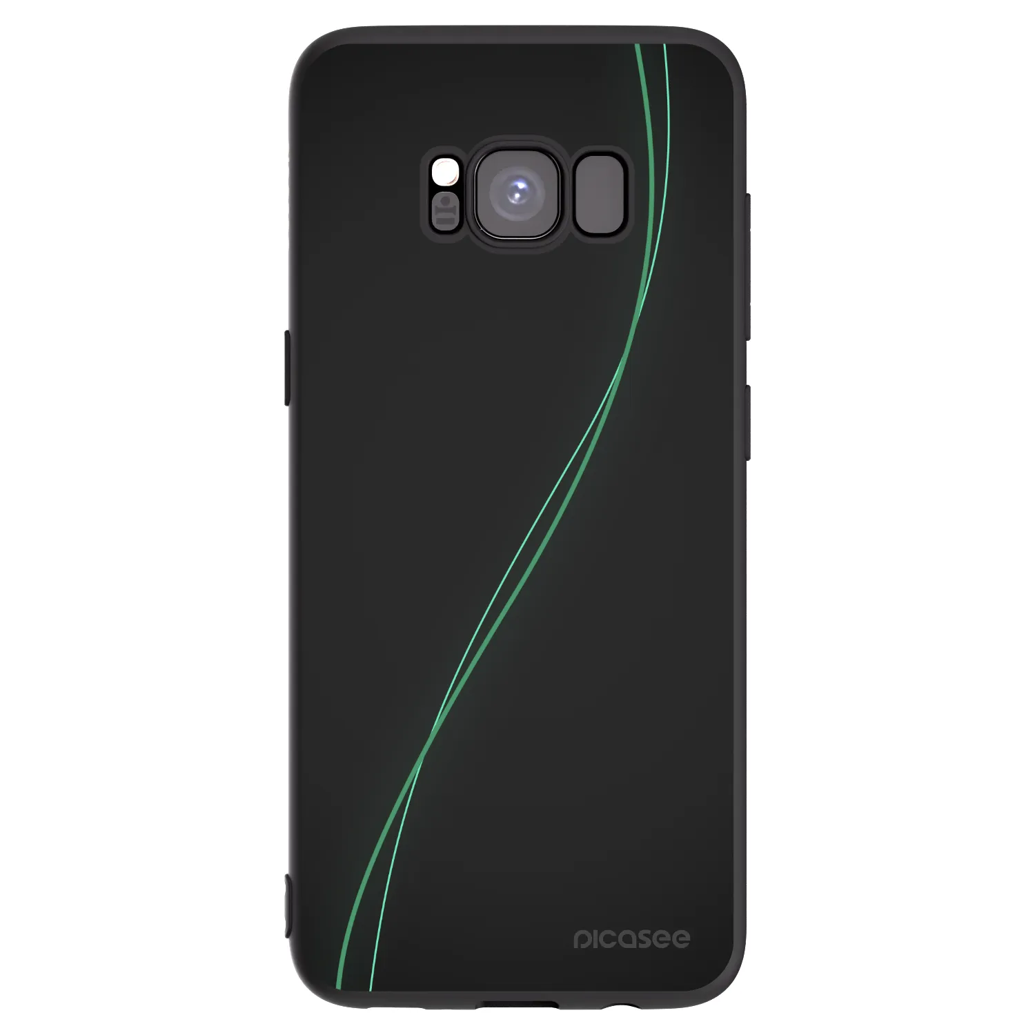 Picasee Μαύρη θήκη σιλικόνης για Samsung Galaxy S8 G950F - Be Different
