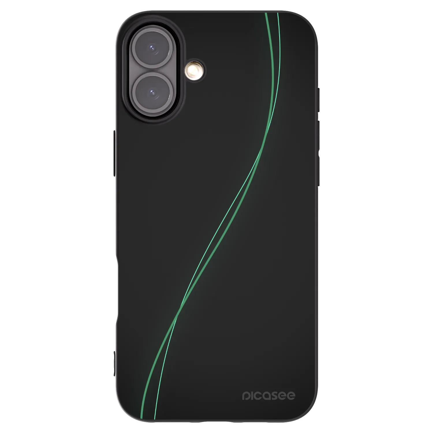 Picasee Μαύρη θήκη σιλικόνης για Apple iPhone 16 Plus - Be Different