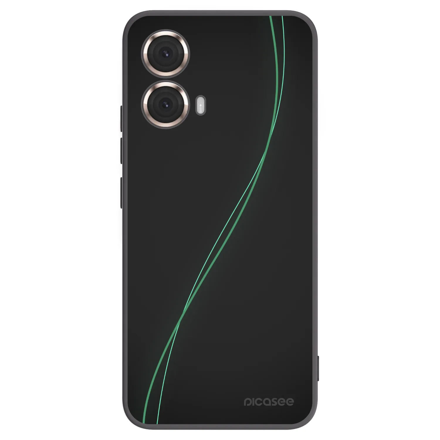 Picasee Μαύρη θήκη σιλικόνης για Motorola Moto G85 - Be Different