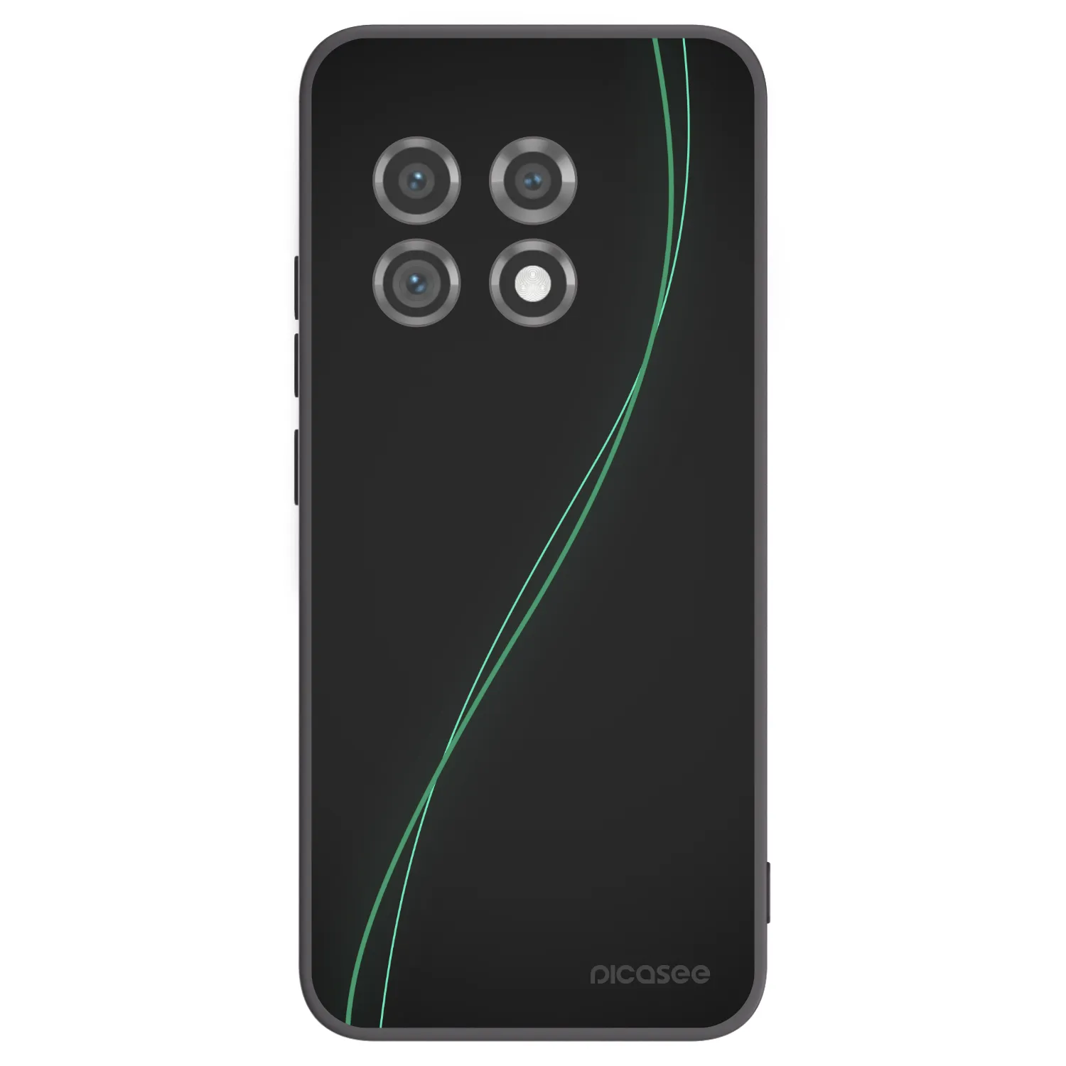 Picasee Μαύρη θήκη σιλικόνης για OnePlus 11 5G - Be Different