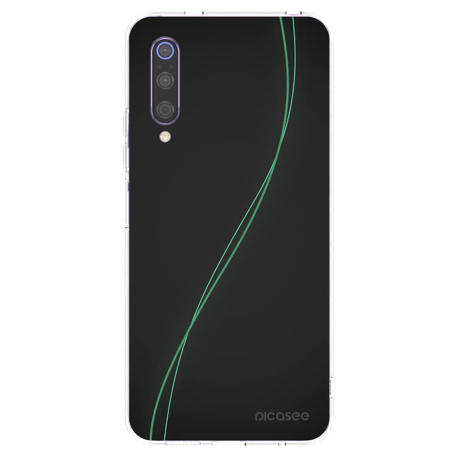 Picasee διαφανής θήκη σιλικόνης Xiaomi Mi 9 - Be Different