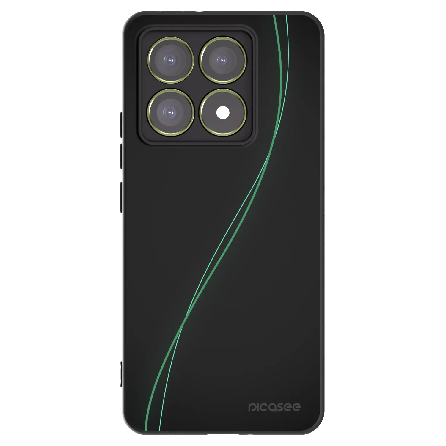 Picasee Μαύρη θήκη σιλικόνης για Xiaomi 14T - Be Different
