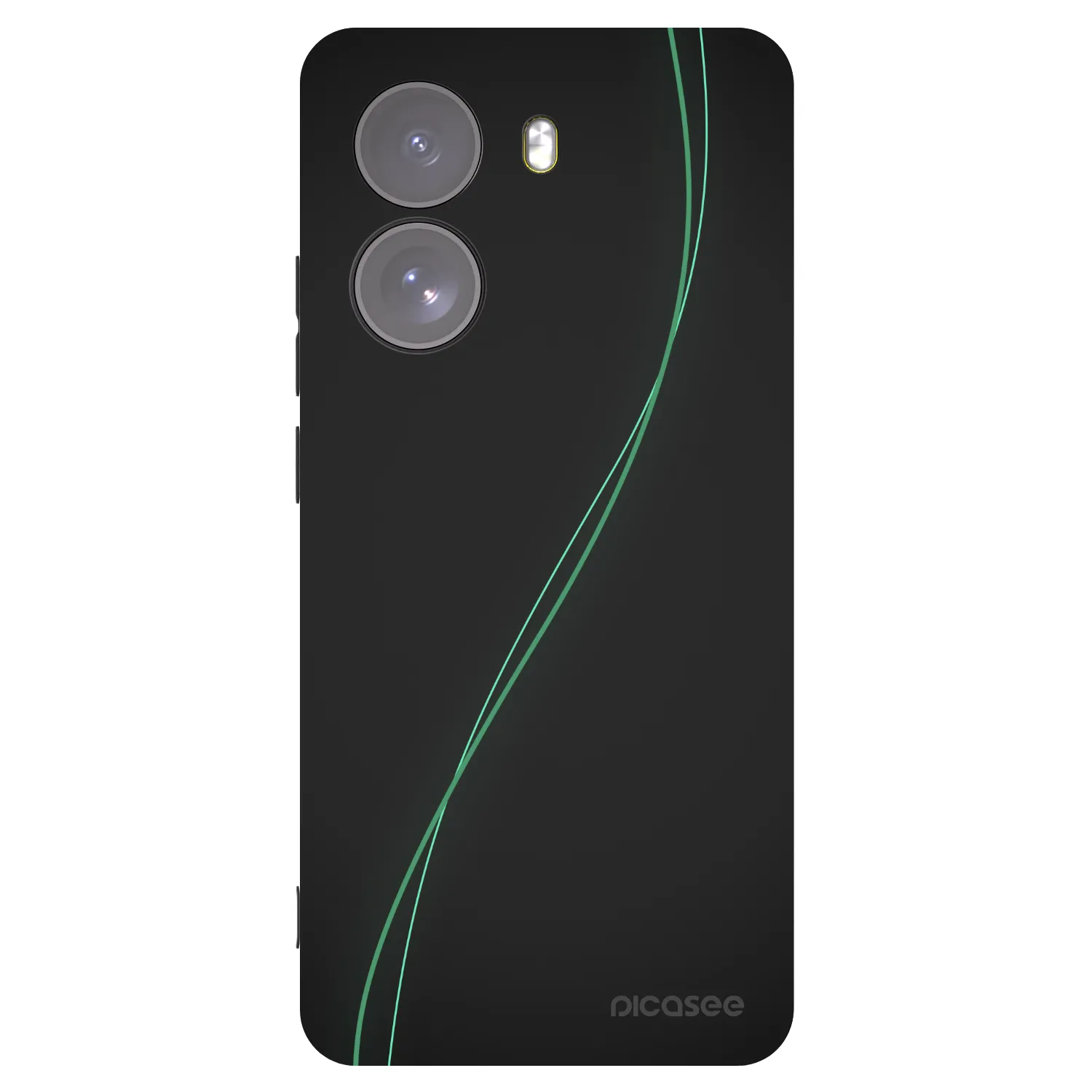 Picasee Μαύρη θήκη σιλικόνης για Xiaomi Poco X7 - Be Different