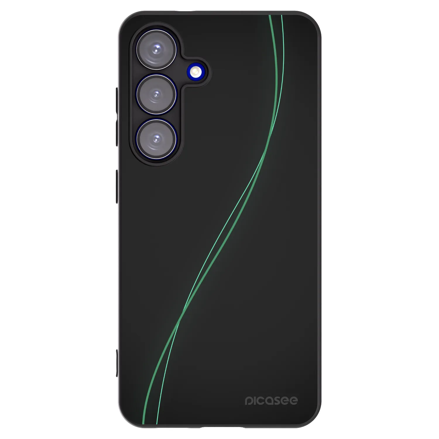 Picasee Μαύρη θήκη σιλικόνης για Samsung Galaxy S25 5G - Be Different