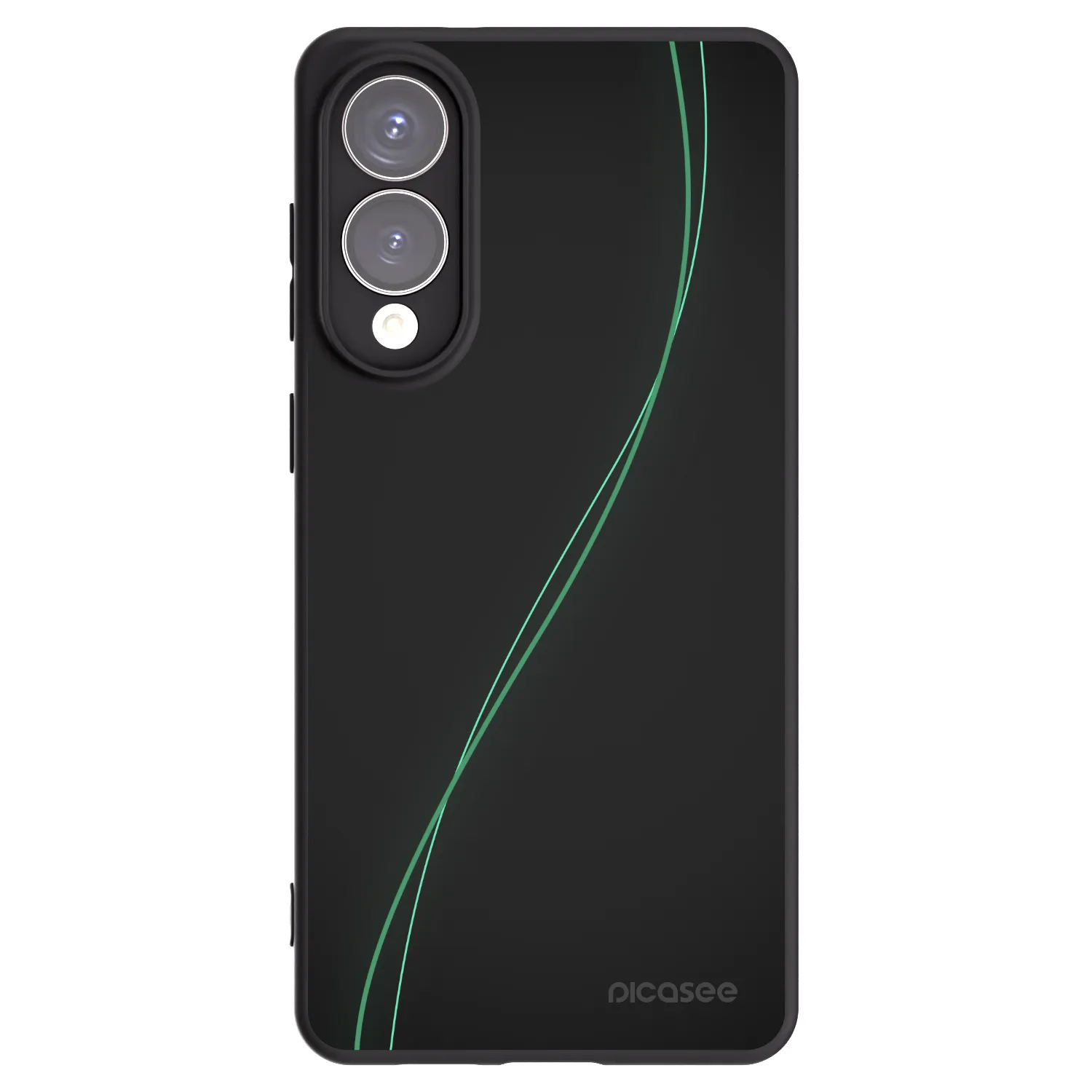Picasee Μαύρη θήκη σιλικόνης για Samsung Galaxy S25 Edge 5G - Be Different