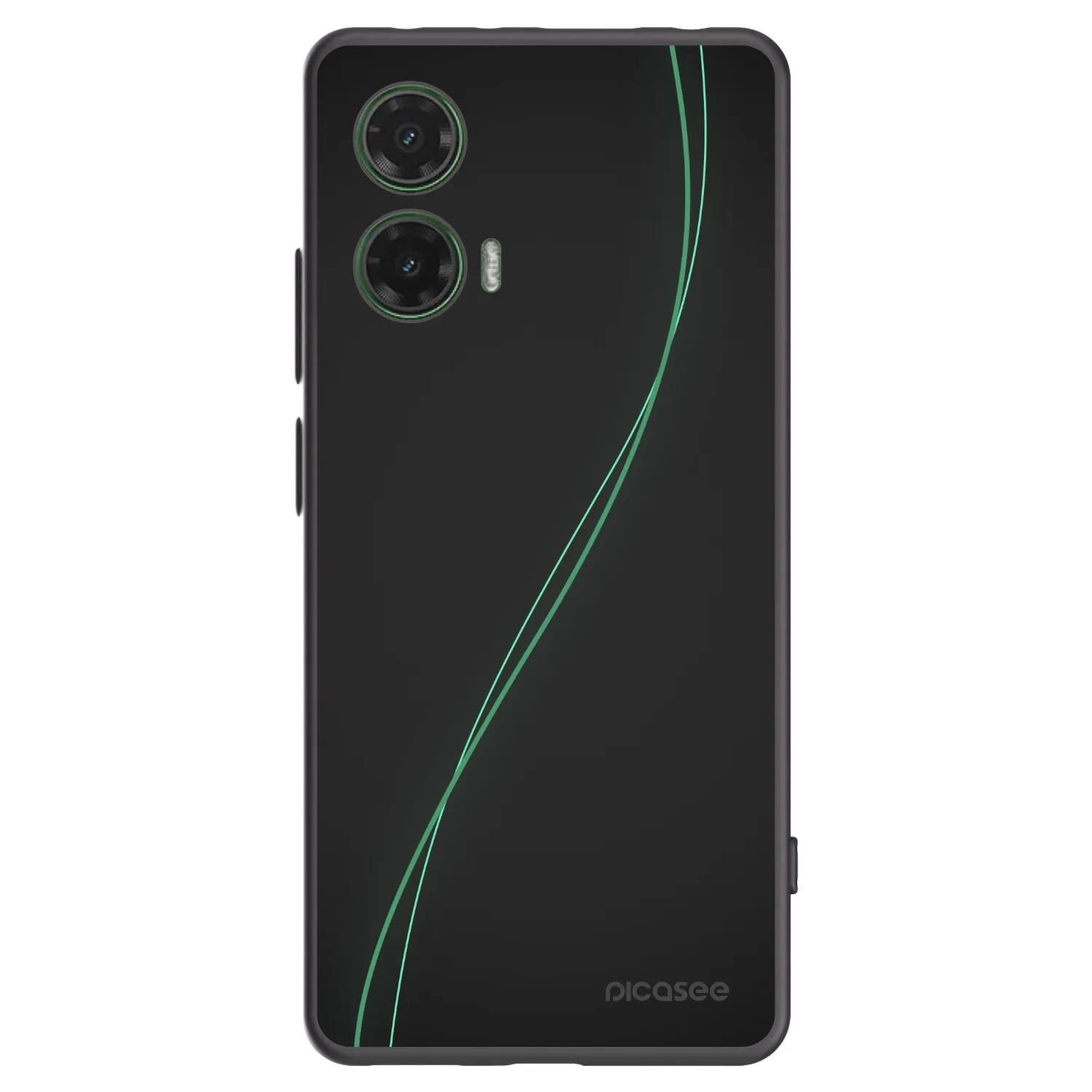 Picasee Μαύρη θήκη σιλικόνης για Motorola Moto G35 5G - Be Different