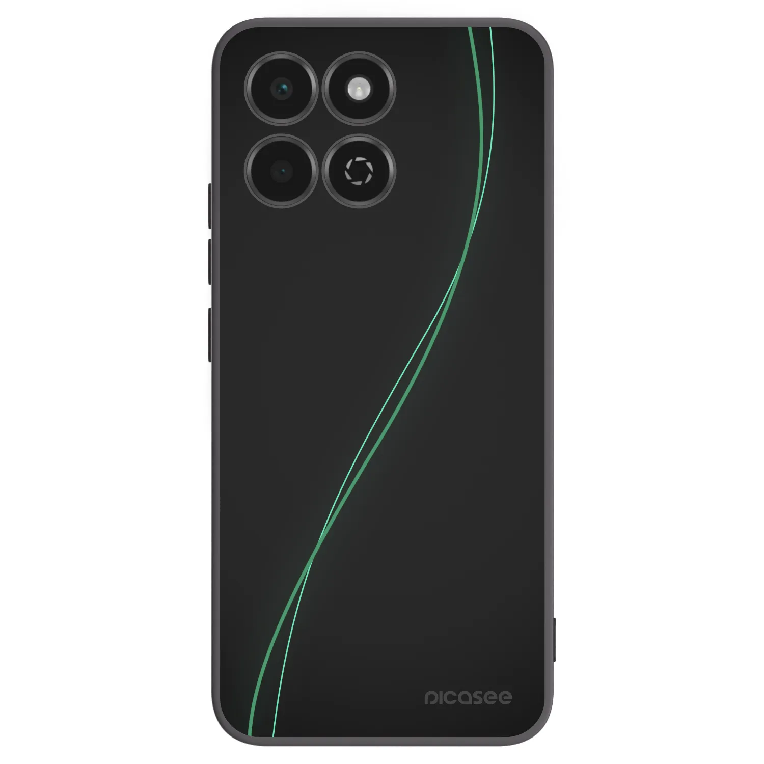 Picasee Μαύρη θήκη σιλικόνης για Honor 200 Smart 5G - Be Different