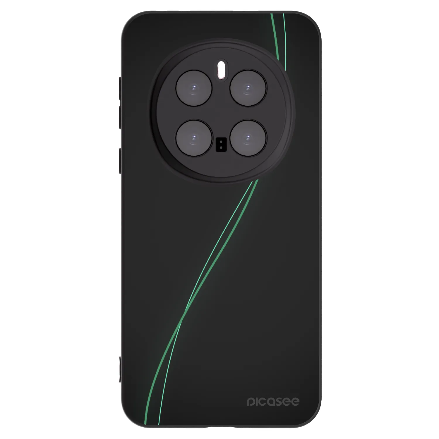 Picasee Μαύρη θήκη σιλικόνης για Honor Magic7 Pro 5G - Be Different