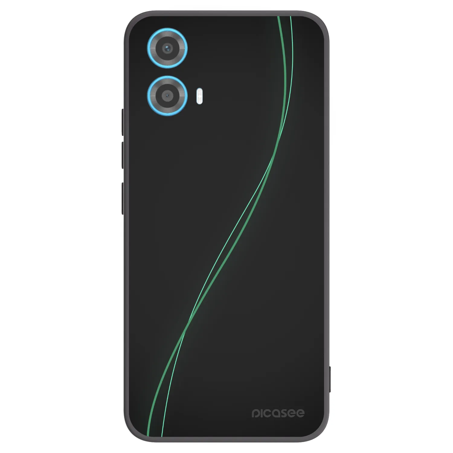 Picasee Μαύρη θήκη σιλικόνης για Motorola Moto G34 5G - Be Different
