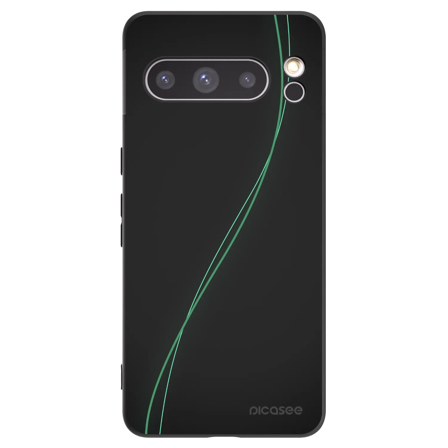 Picasee Μαύρη θήκη σιλικόνης για Google Pixel 8 Pro - Be Different