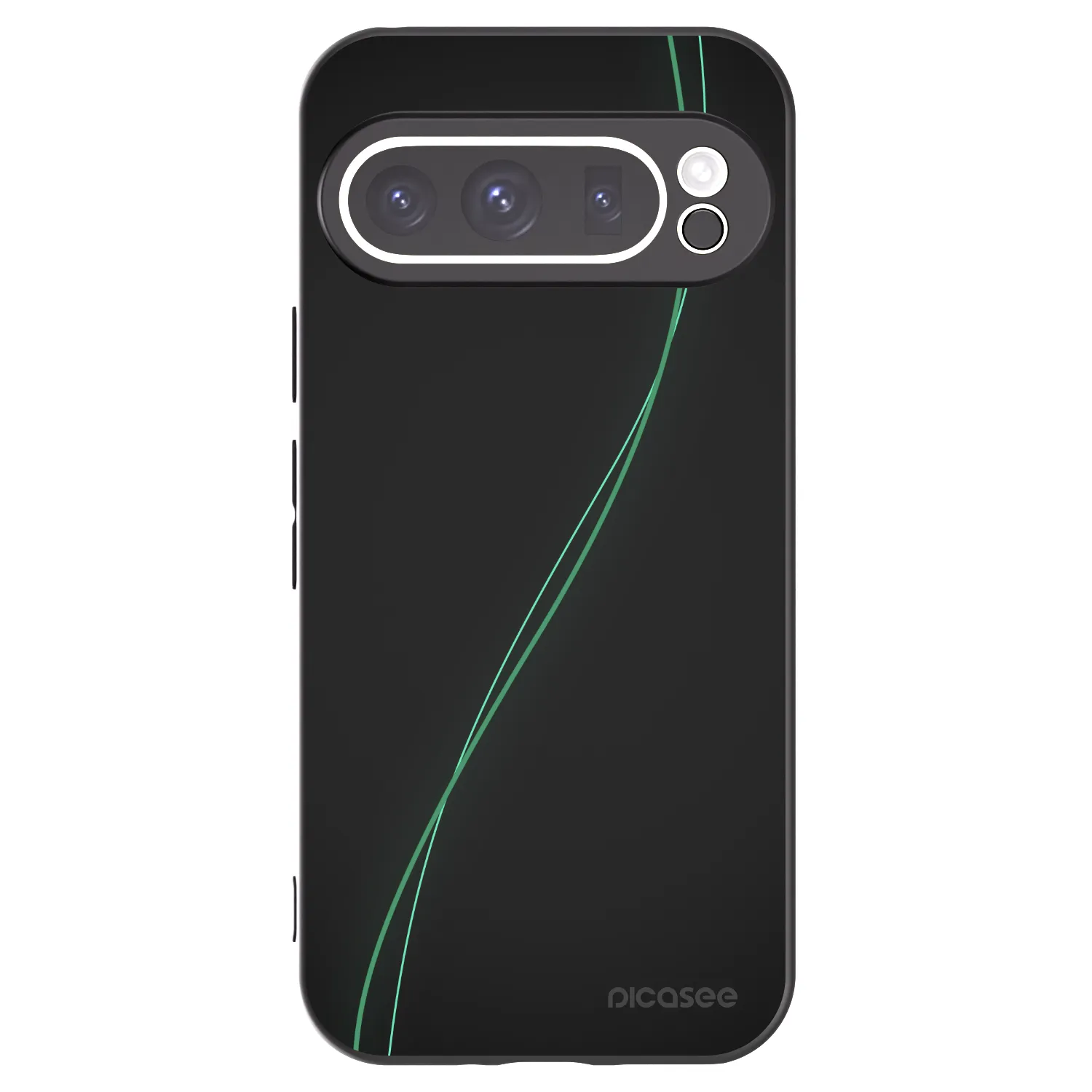 Picasee Μαύρη θήκη σιλικόνης για Google Pixel 9 Pro - Be Different