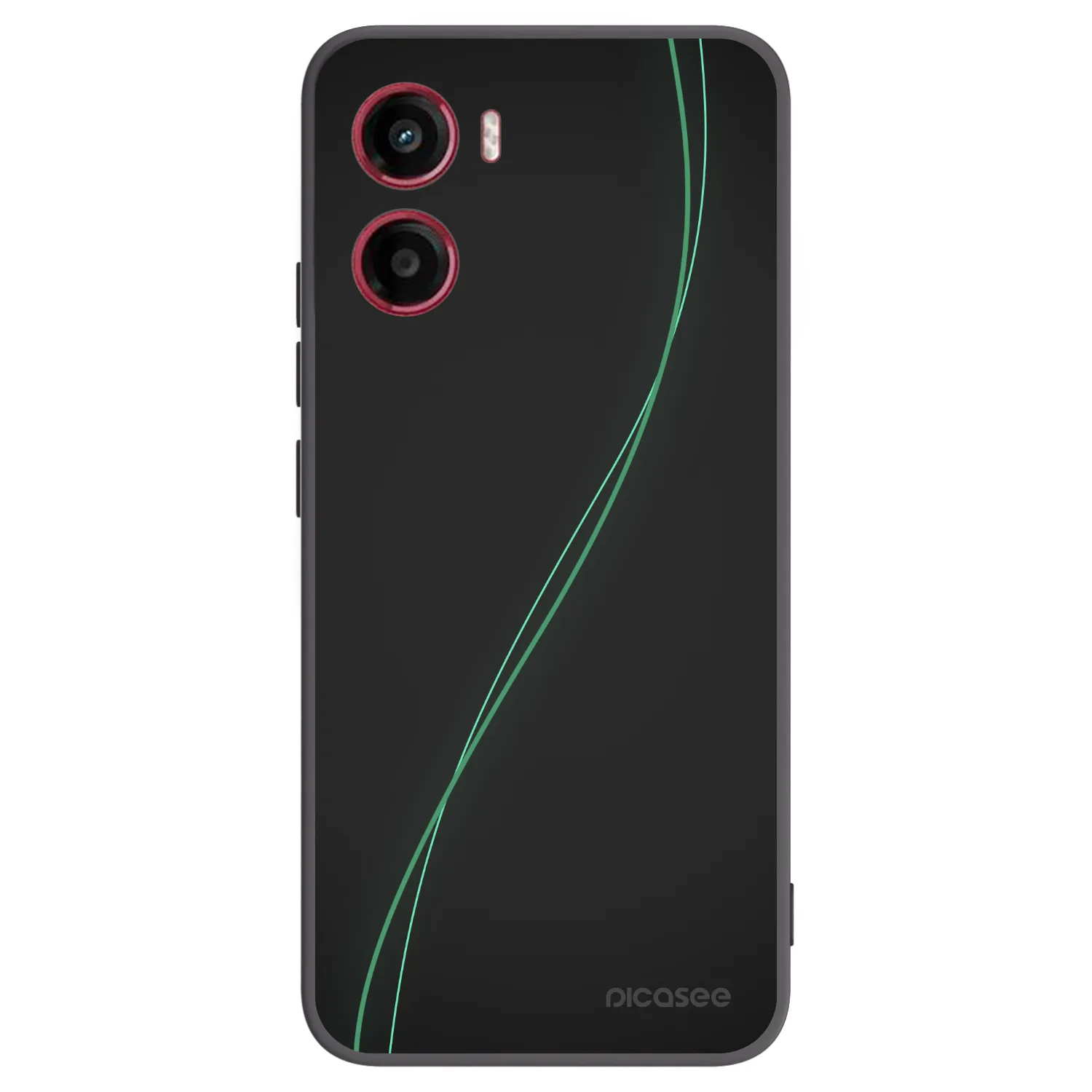 Picasee Μαύρη θήκη σιλικόνης για Motorola Moto G05 - Be Different