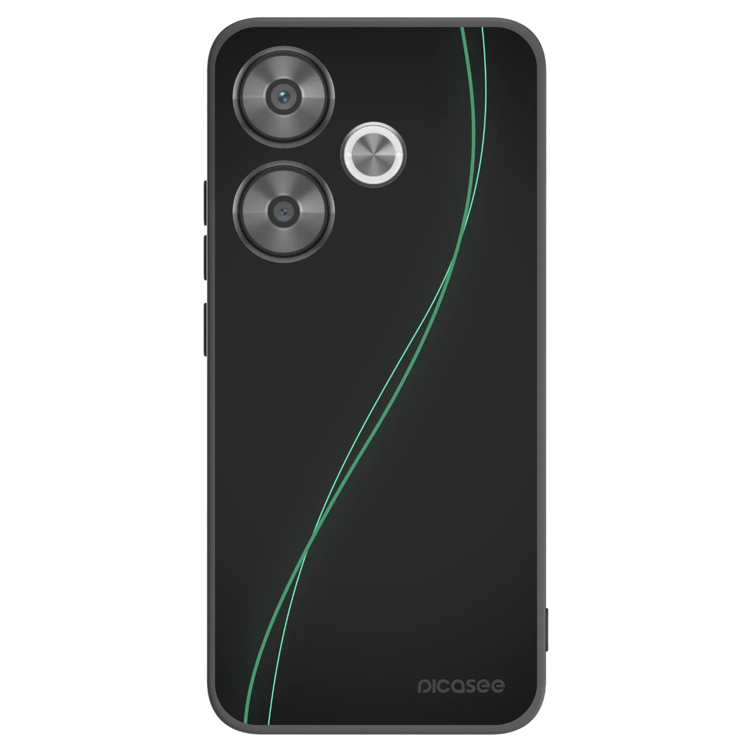 Picasee Μαύρη θήκη σιλικόνης για Xiaomi Poco F6 - Be Different