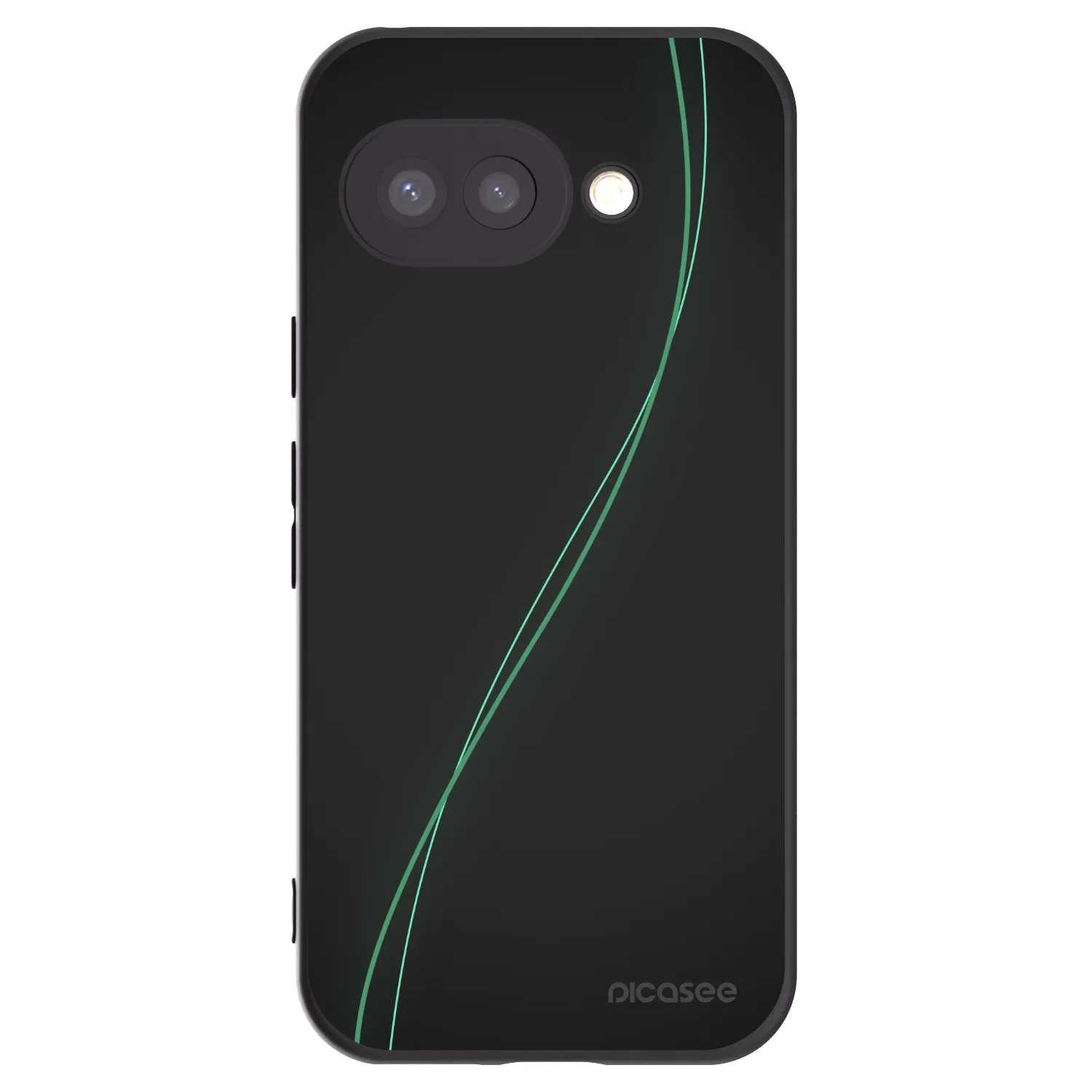 Picasee Μαύρη θήκη σιλικόνης για Google Pixel 9a - Be Different