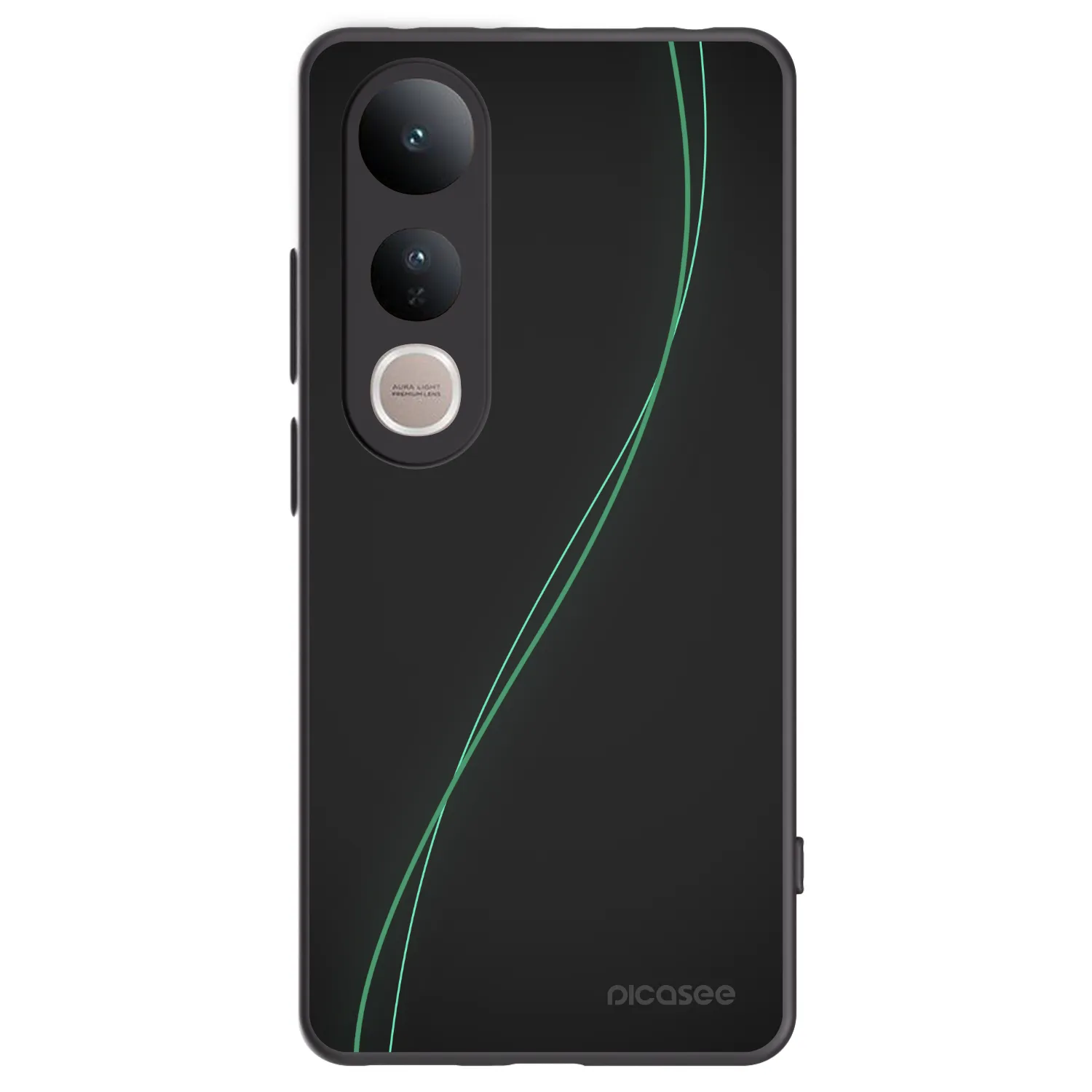 Picasee Μαύρη θήκη σιλικόνης για Vivo V50 Lite 5G - Be Different