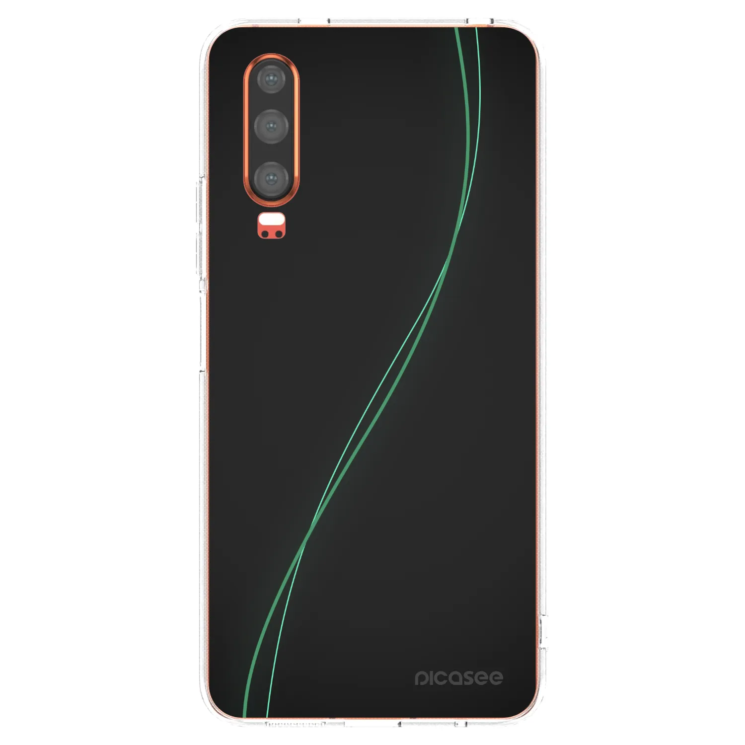 Picasee διαφανής θήκη σιλικόνης Huawei P30 - Be Different