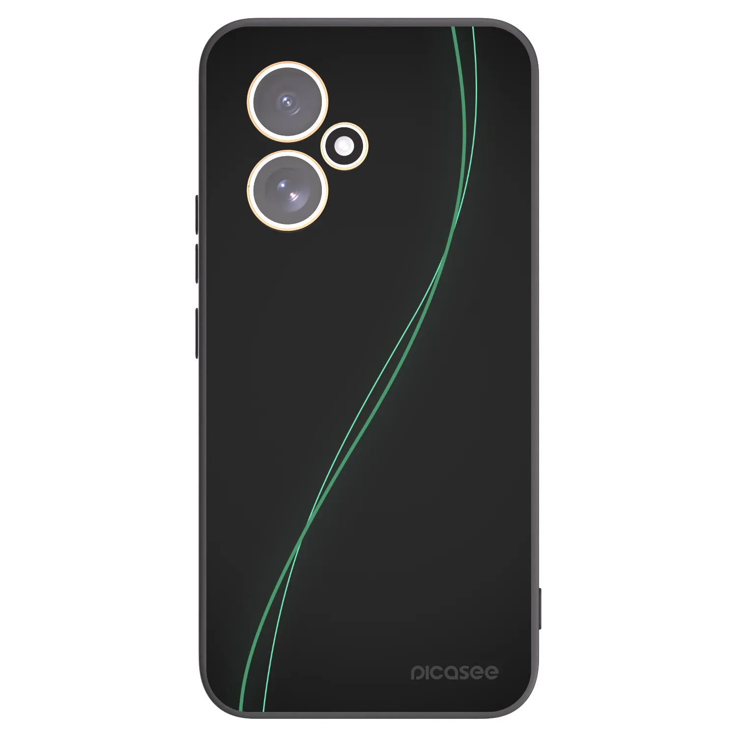 Picasee Μαύρη θήκη σιλικόνης για Honor 400 5G - Be Different