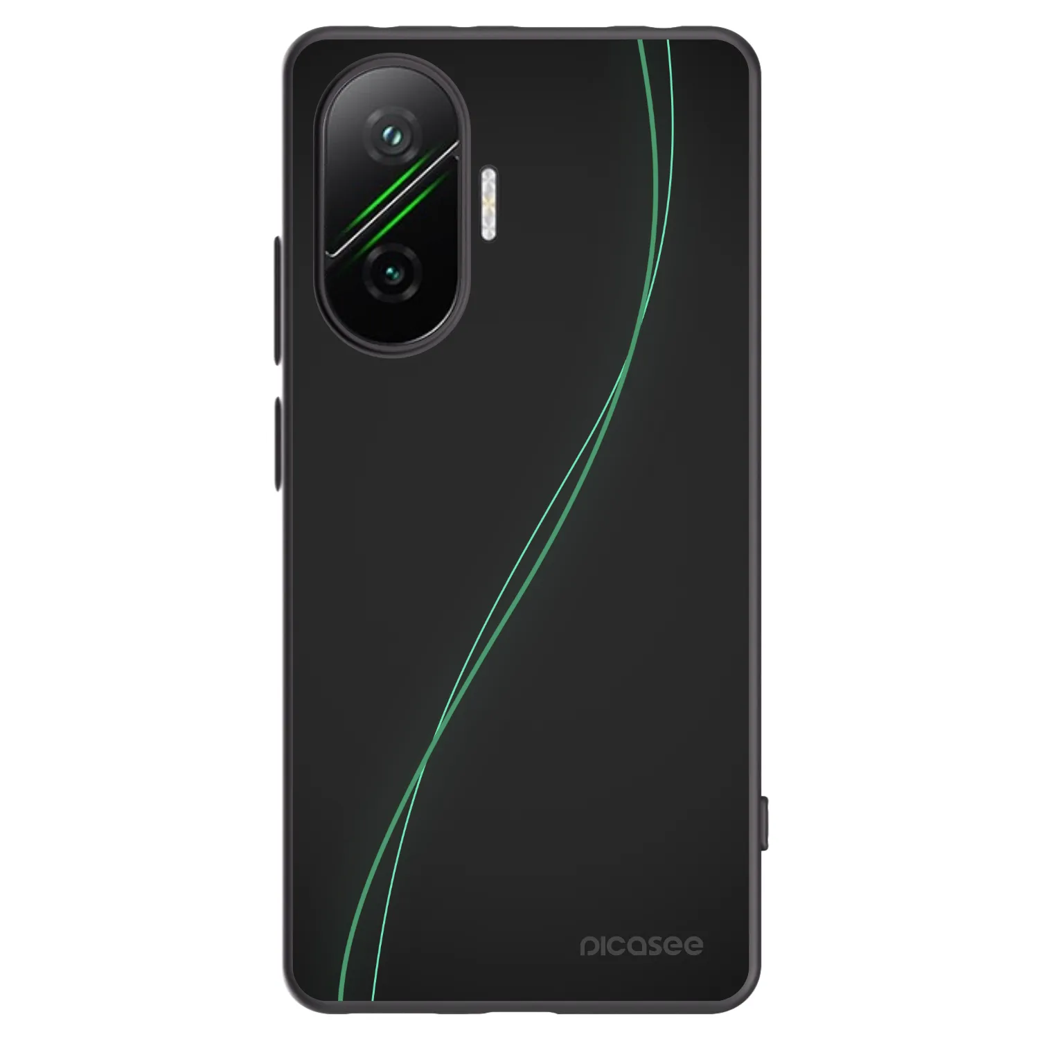 Picasee Μαύρη θήκη σιλικόνης για Xiaomi Poco F7 5G - Be Different