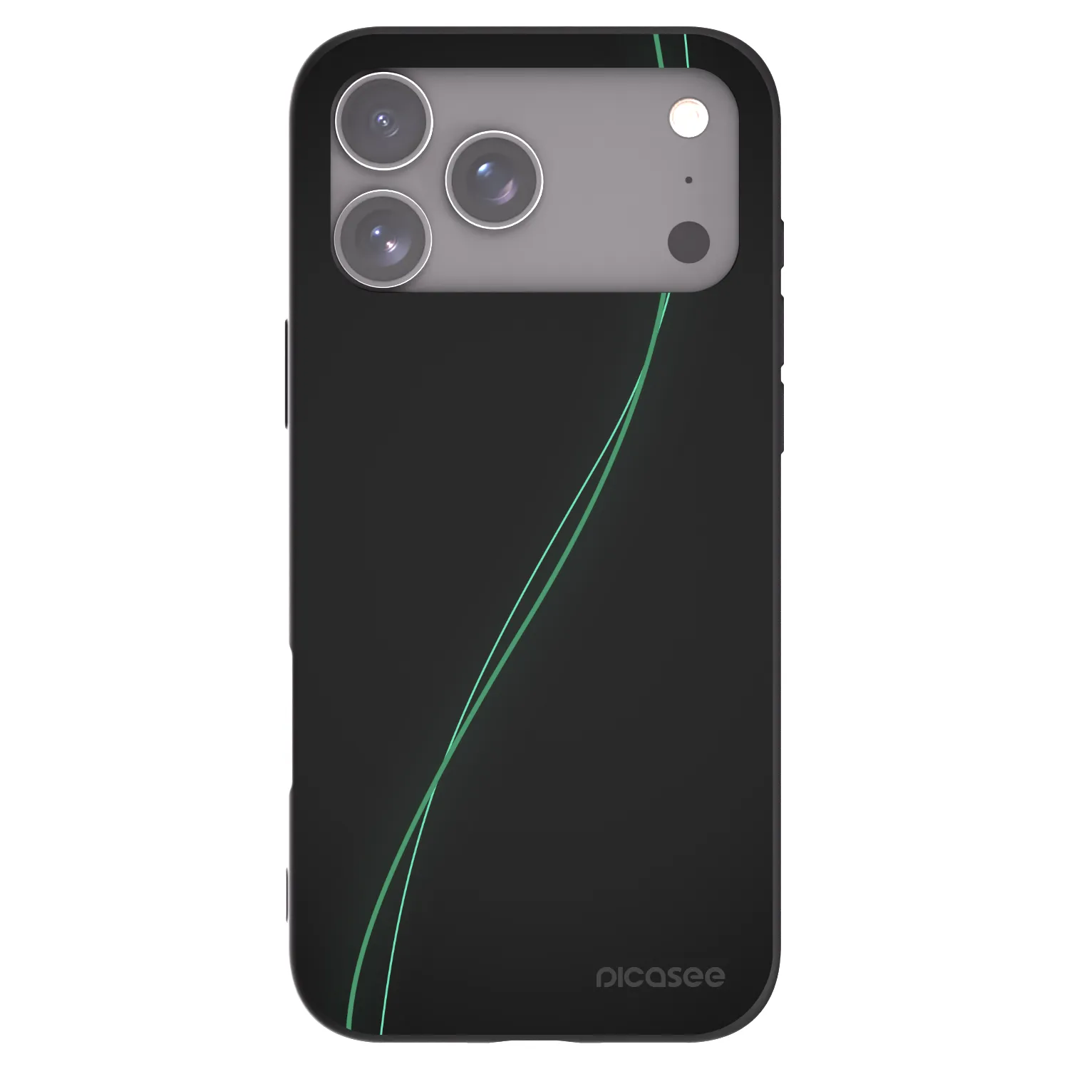Picasee Μαύρη θήκη σιλικόνης για Apple iPhone 17 Pro Max - Be Different