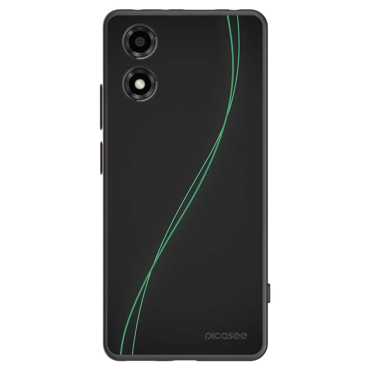 Picasee Μαύρη θήκη σιλικόνης για Motorola Moto E14 - Be Different