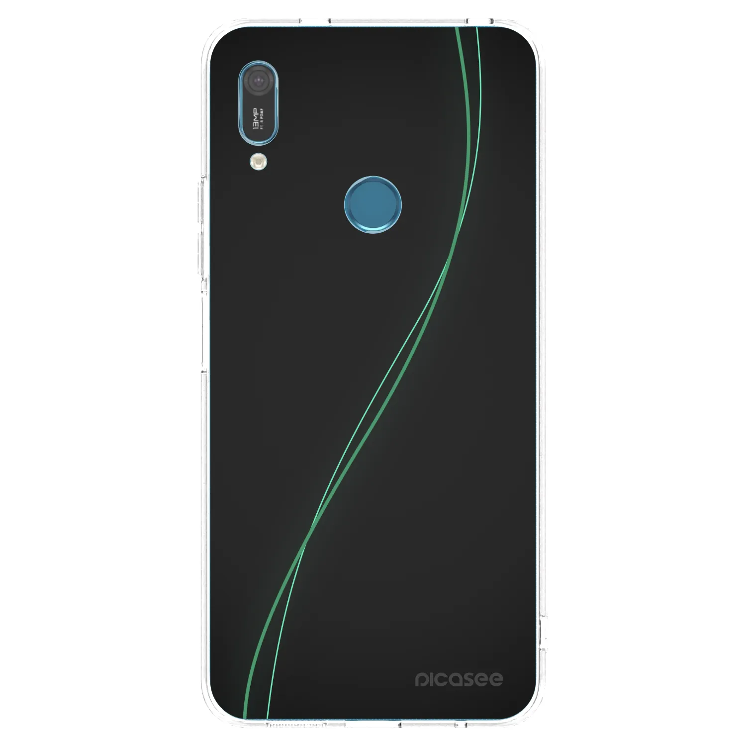 Picasee διαφανής θήκη σιλικόνης Huawei Y6 2019 - Be Different