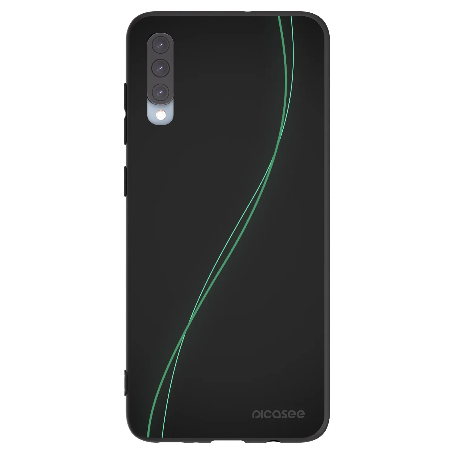 Picasee Μαύρη θήκη σιλικόνης για Samsung Galaxy A70 A705F - Be Different