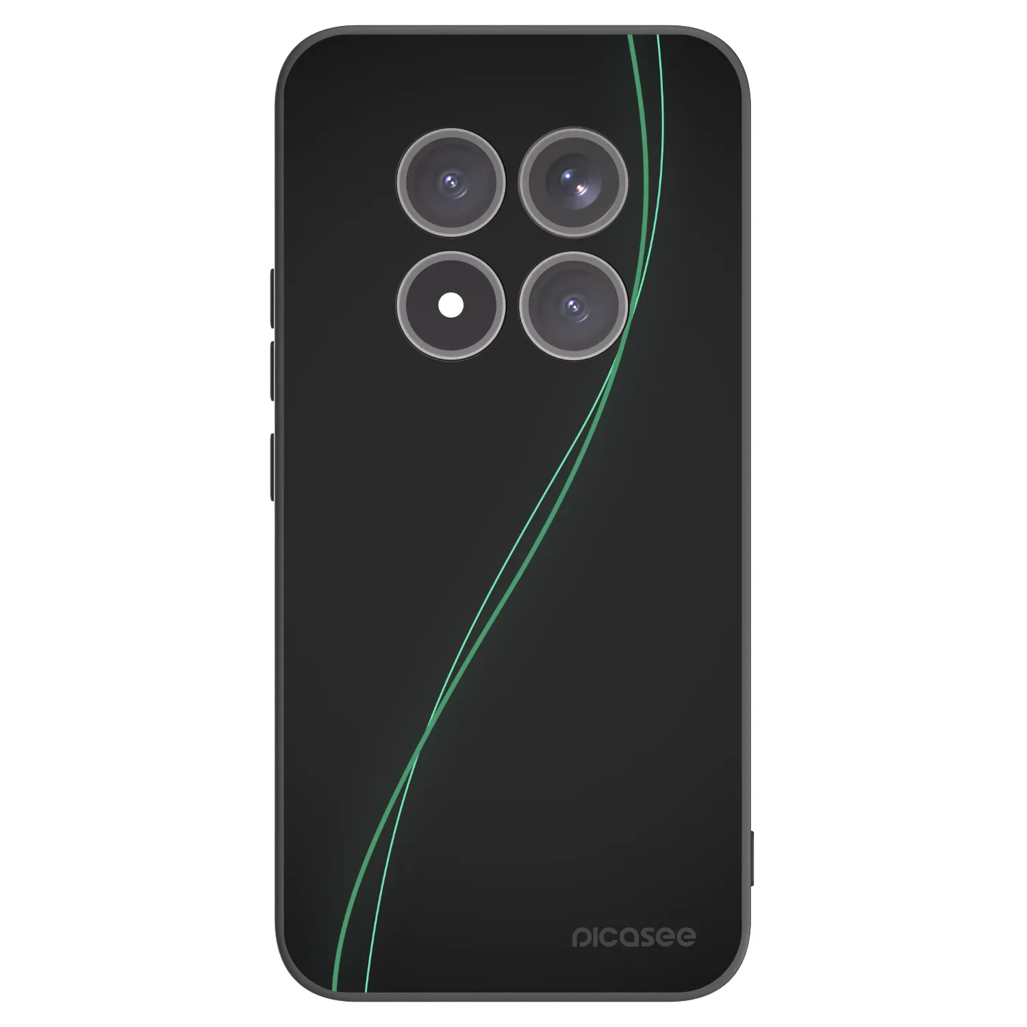Picasee Μαύρη θήκη σιλικόνης για Xiaomi Redmi Note 15 Pro+ - Be Different