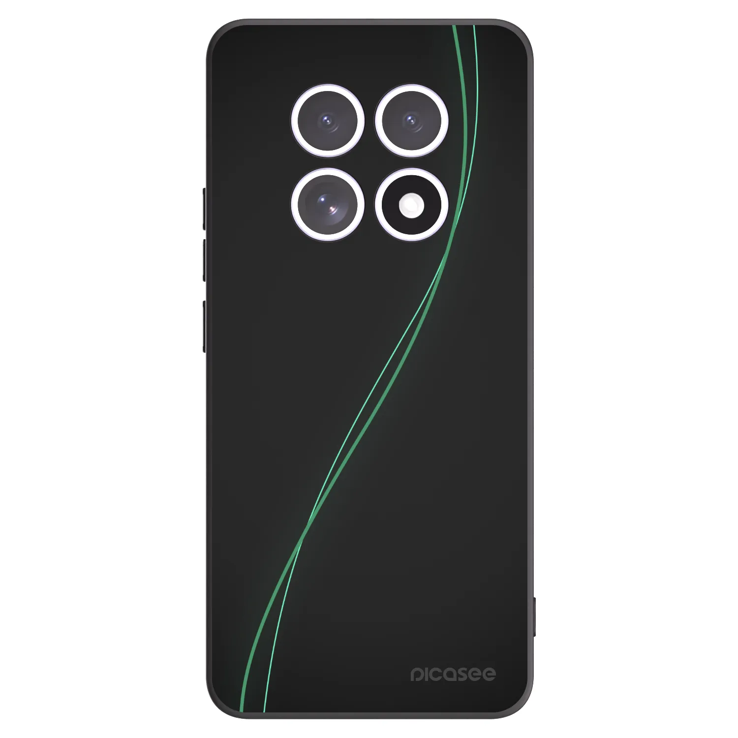 Picasee Μαύρη θήκη σιλικόνης για Xiaomi Redmi Note 15 - Be Different