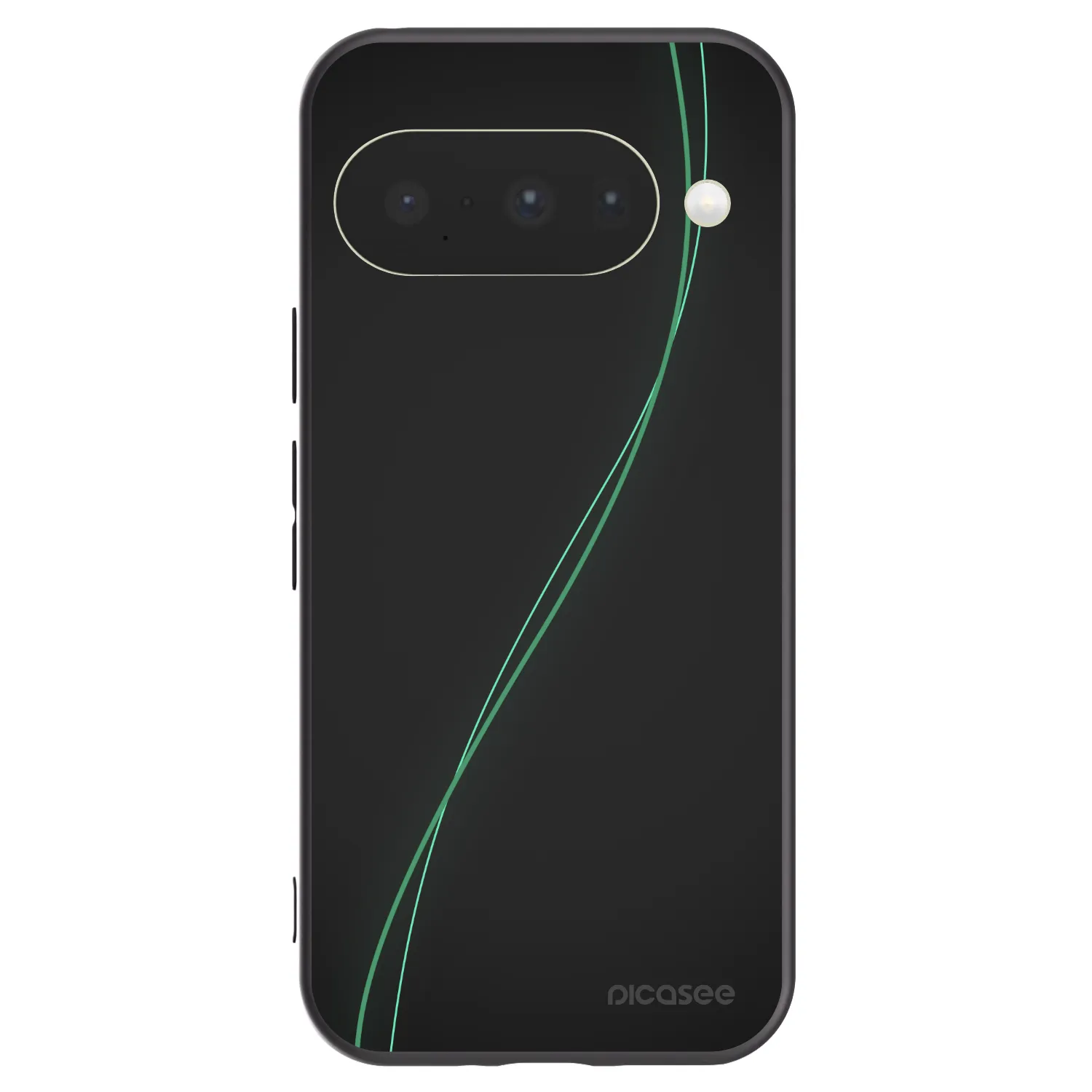 Picasee Μαύρη θήκη σιλικόνης για Google Pixel 10 - Be Different