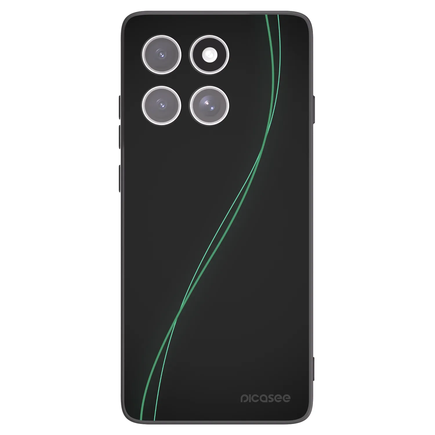 Picasee Μαύρη θήκη σιλικόνης για Motorola Edge 60 Fusion - Be Different