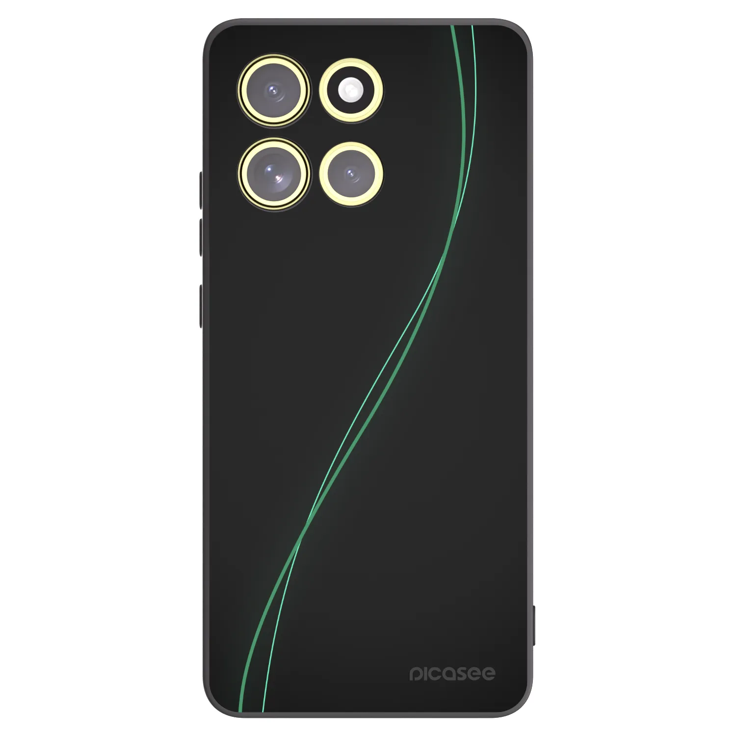 Picasee Μαύρη θήκη σιλικόνης για Motorola Moto G86 Power 5G - Be Different
