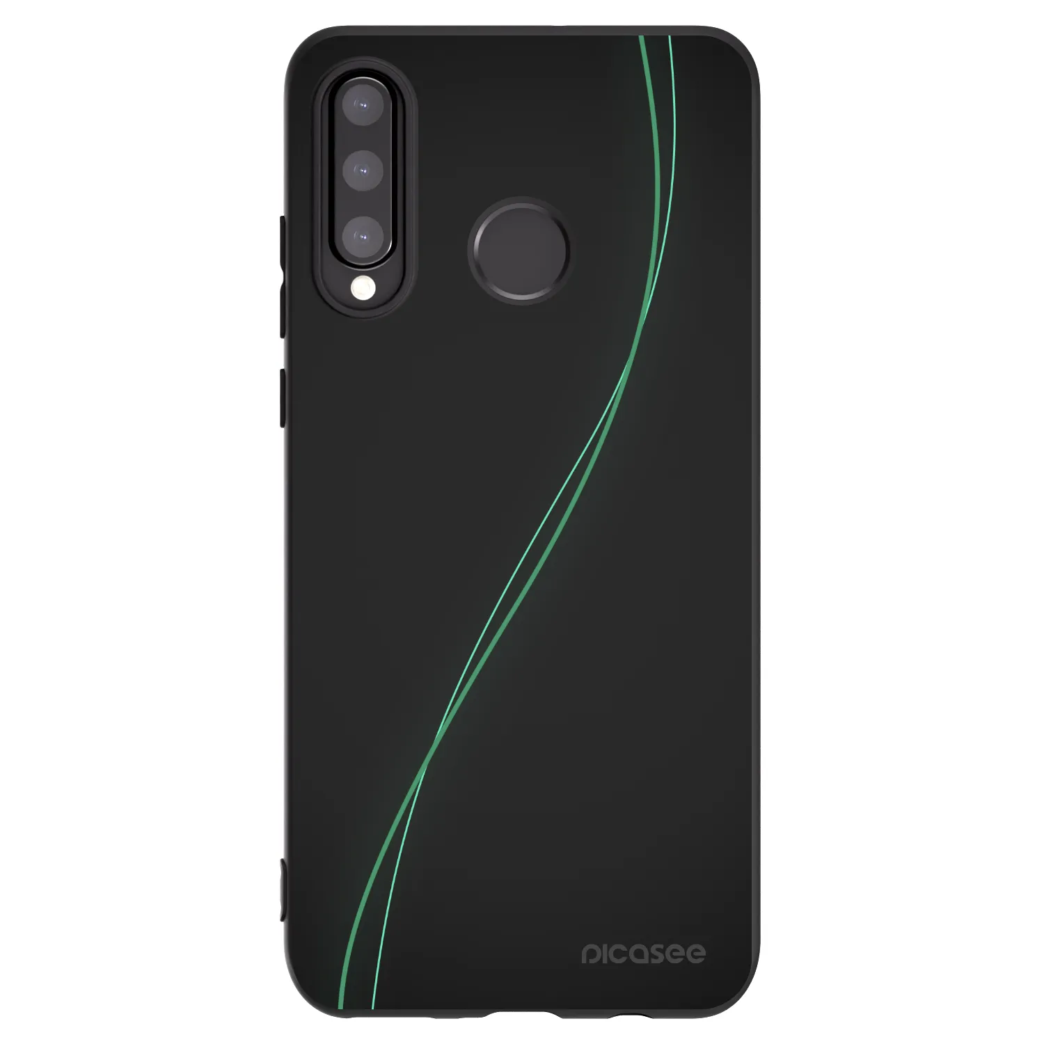 Picasee Μαύρη θήκη σιλικόνης για Huawei P30 Lite - Be Different