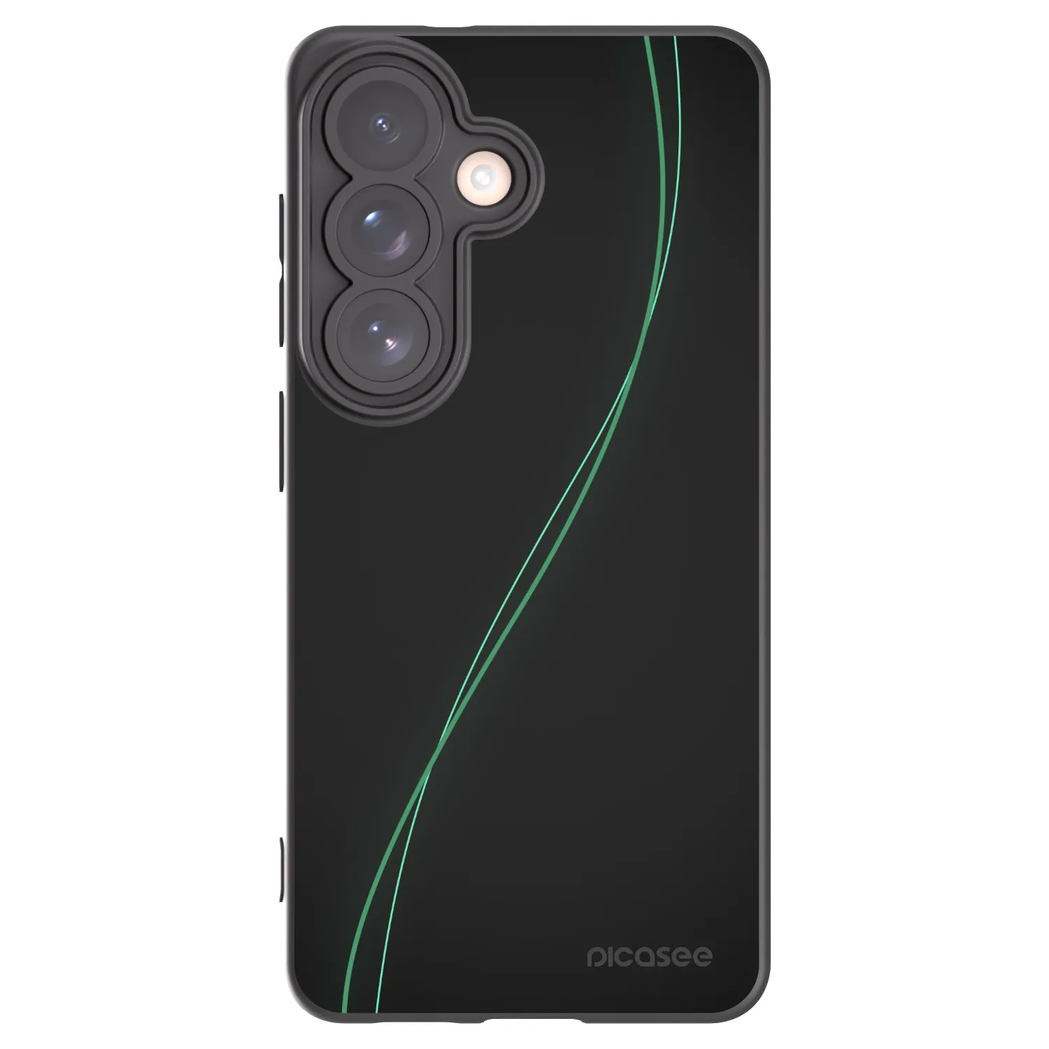 Picasee Μαύρη θήκη σιλικόνης για Samsung Galaxy S26 - Be Different